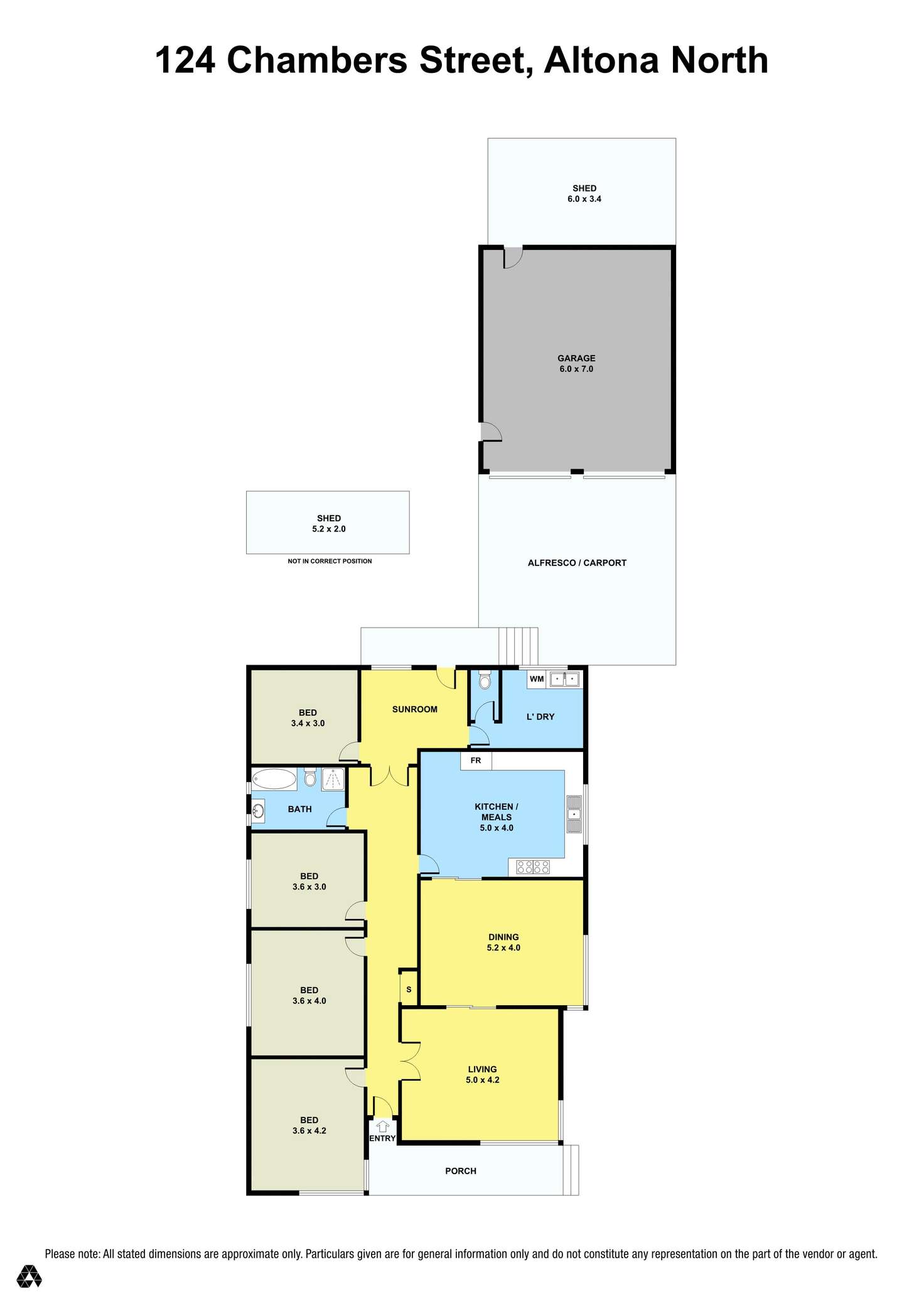 Floorplan of Homely house listing, 124 Chambers Road, Altona North VIC 3025