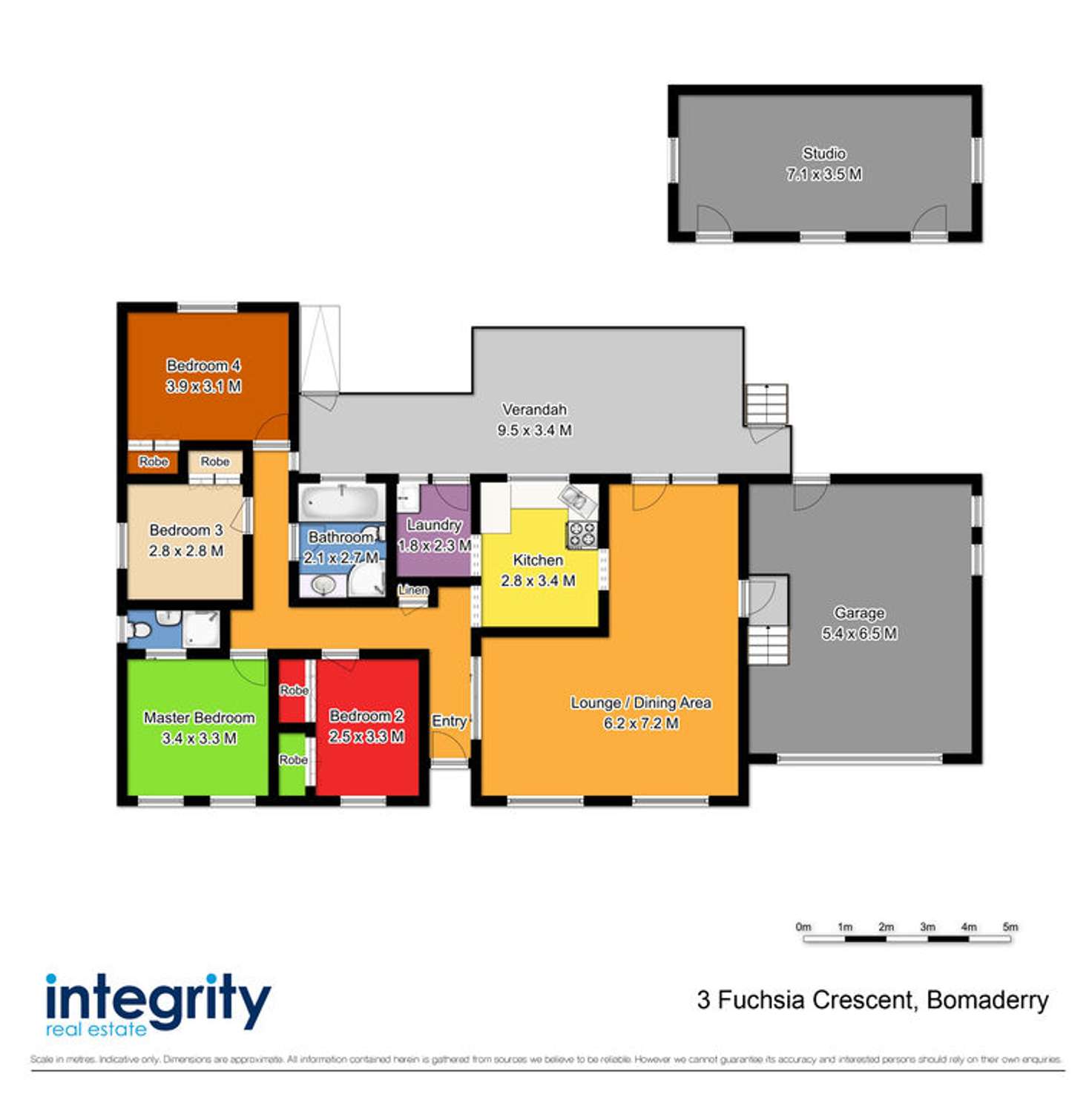 Floorplan of Homely house listing, 3 Fuchsia Crescent, Bomaderry NSW 2541