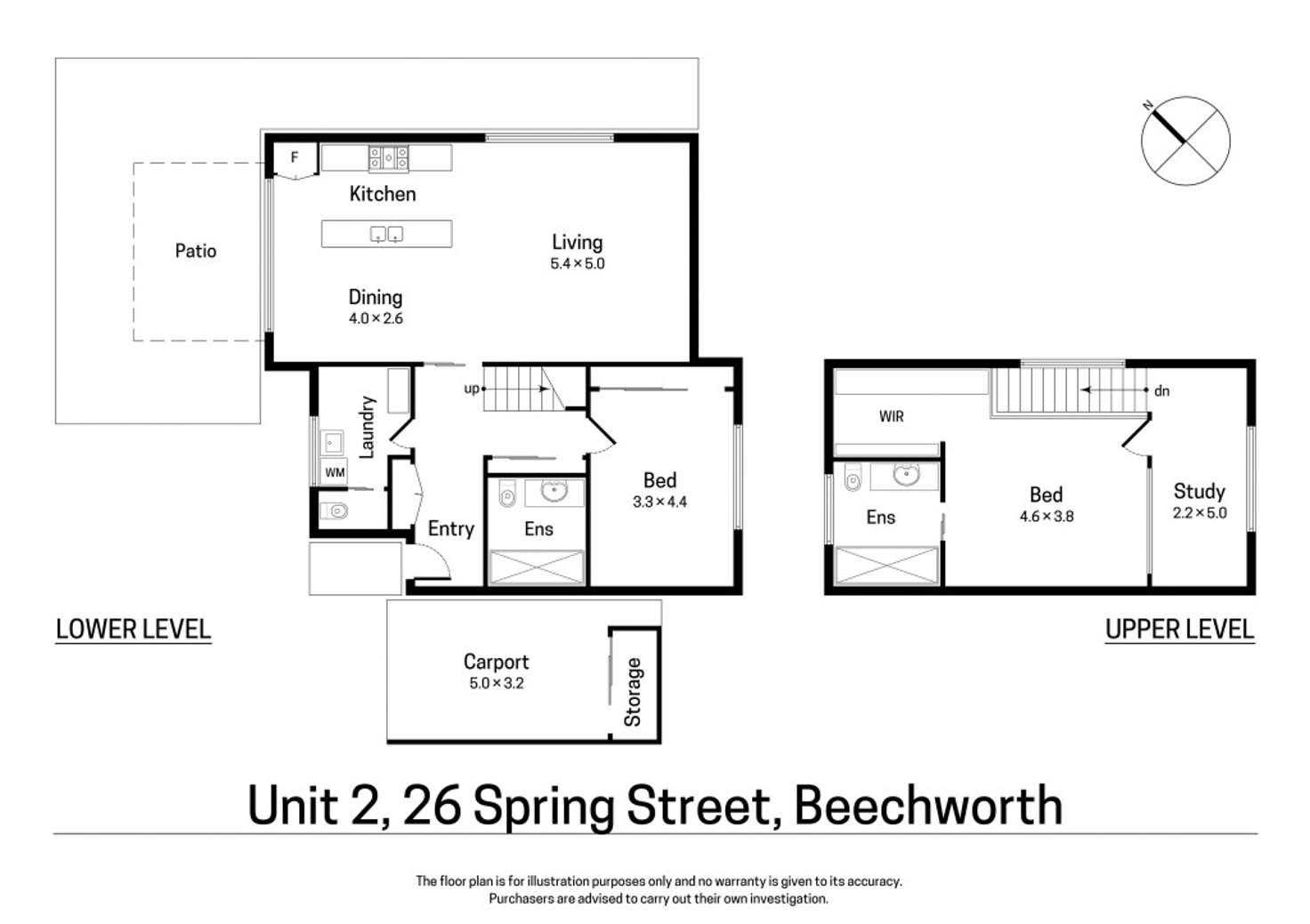 Floorplan of Homely house listing, 2/26 Spring Street, Beechworth VIC 3747