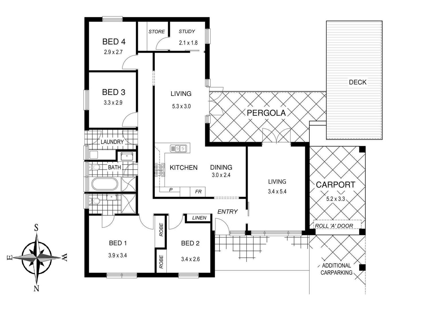 Floorplan of Homely house listing, 58 Addison Avenue, Athelstone SA 5076