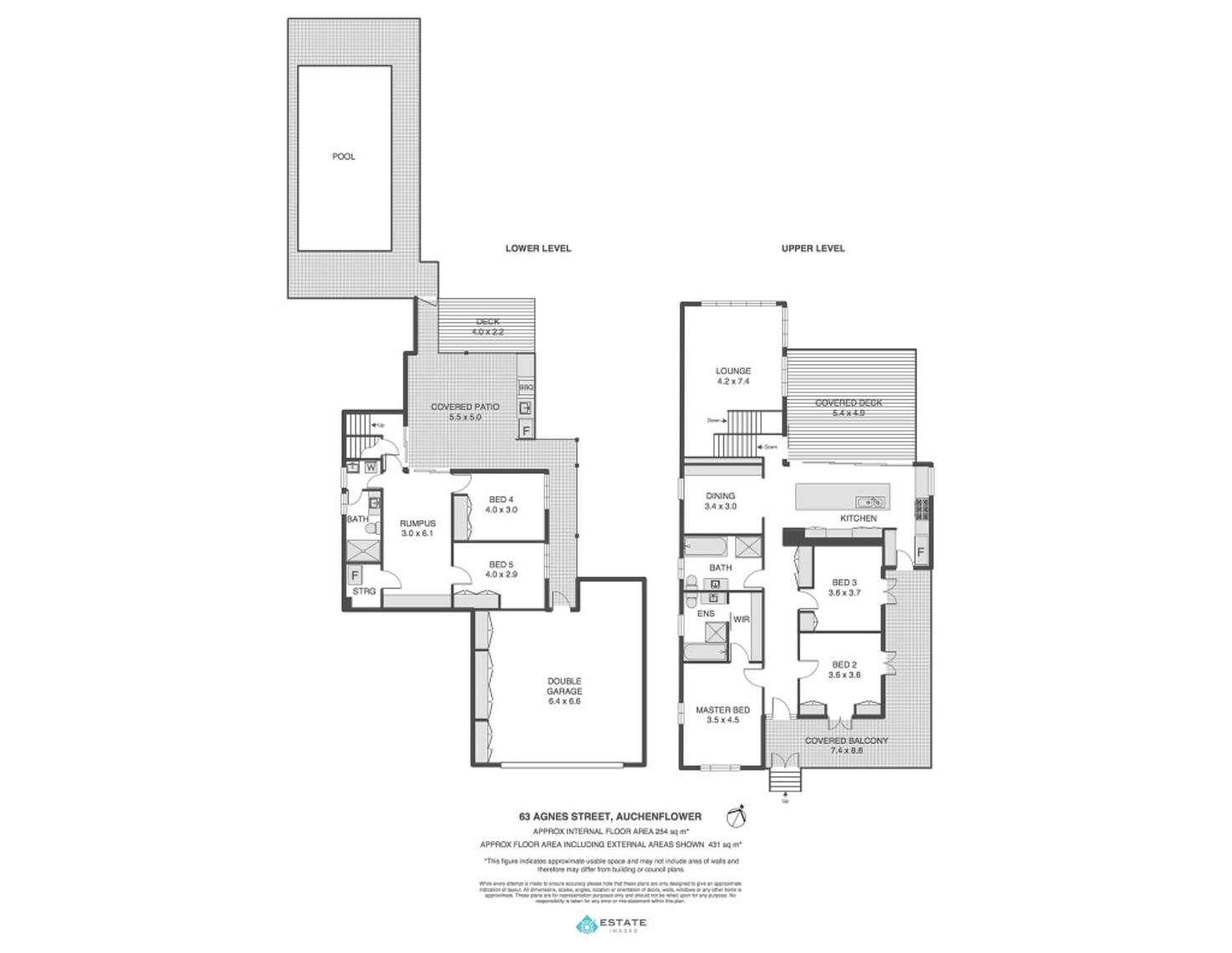 Floorplan of Homely house listing, 63 Agnes Street, Auchenflower QLD 4066