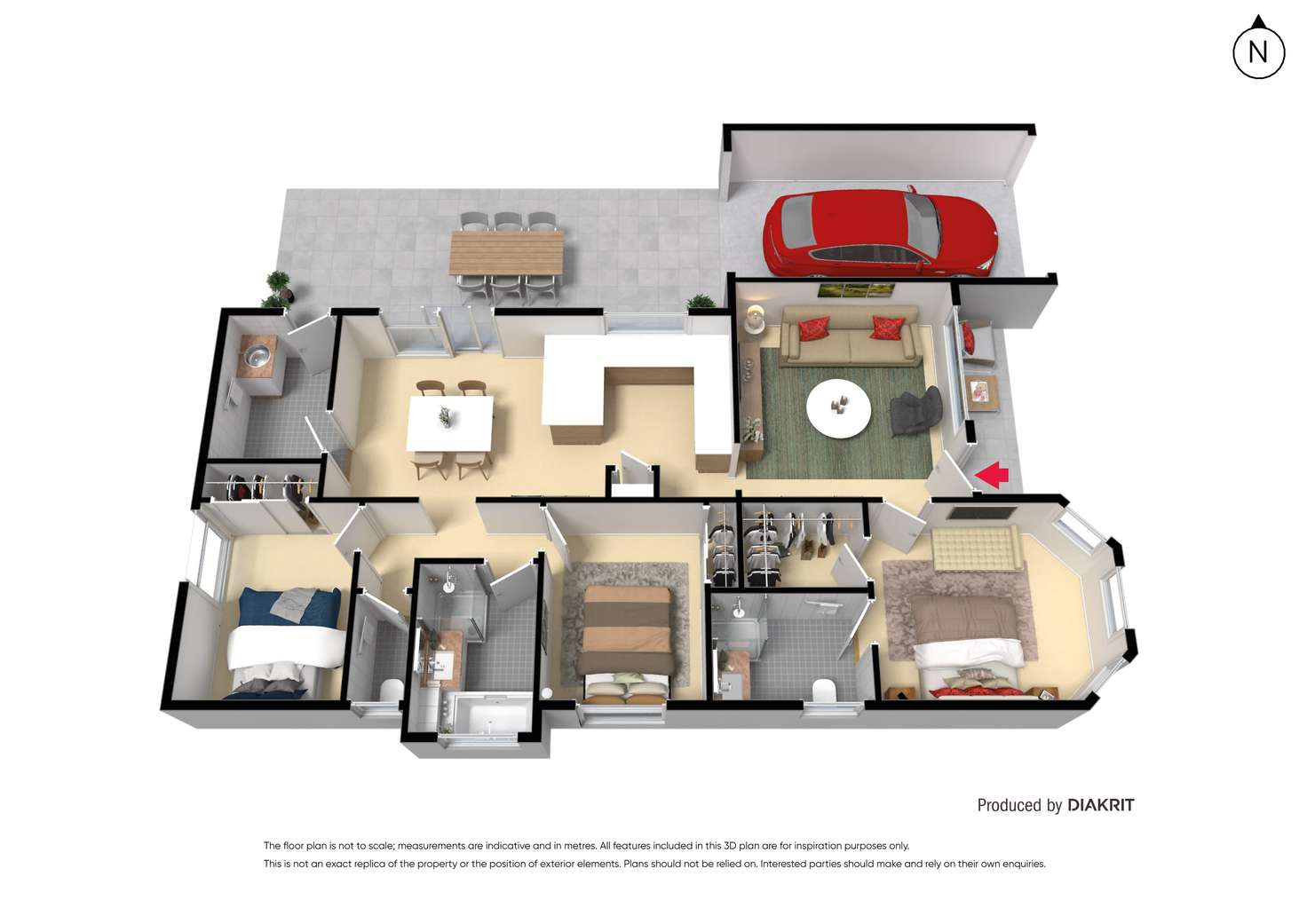 Floorplan of Homely house listing, 6 Cromwell Road, Werribee VIC 3030