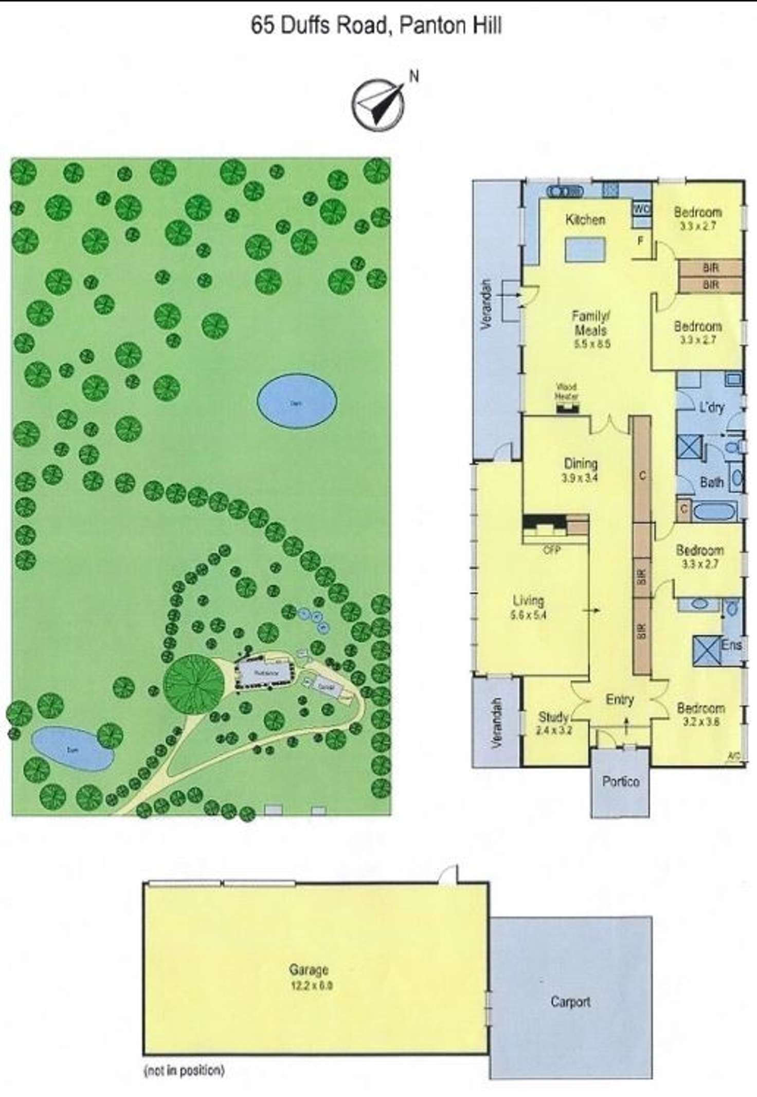 Floorplan of Homely house listing, 65 Duffs Road, Panton Hill VIC 3759