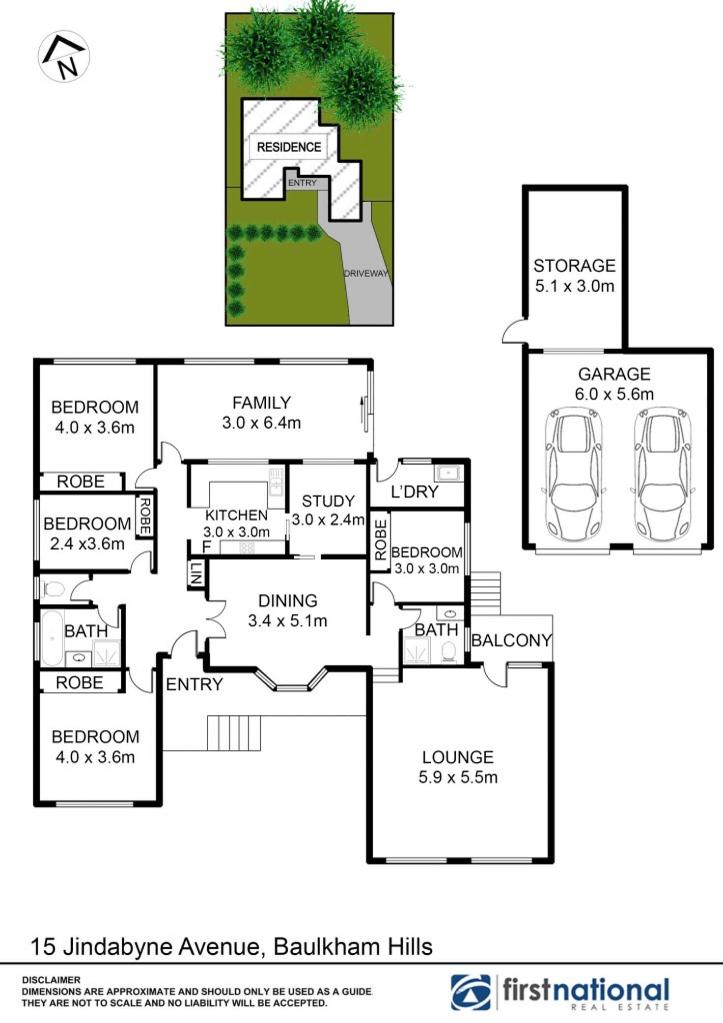 Floorplan of Homely house listing, 15 Jindabyne Ave, Baulkham Hills NSW 2153