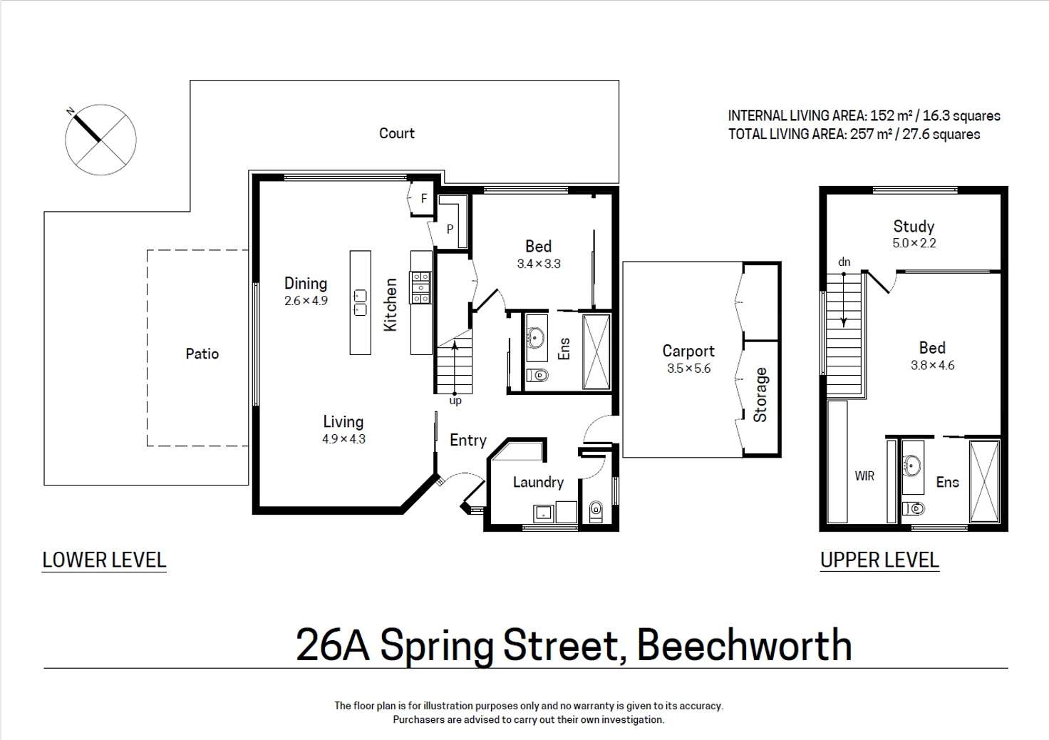 Floorplan of Homely house listing, 26a Spring Street, Beechworth VIC 3747
