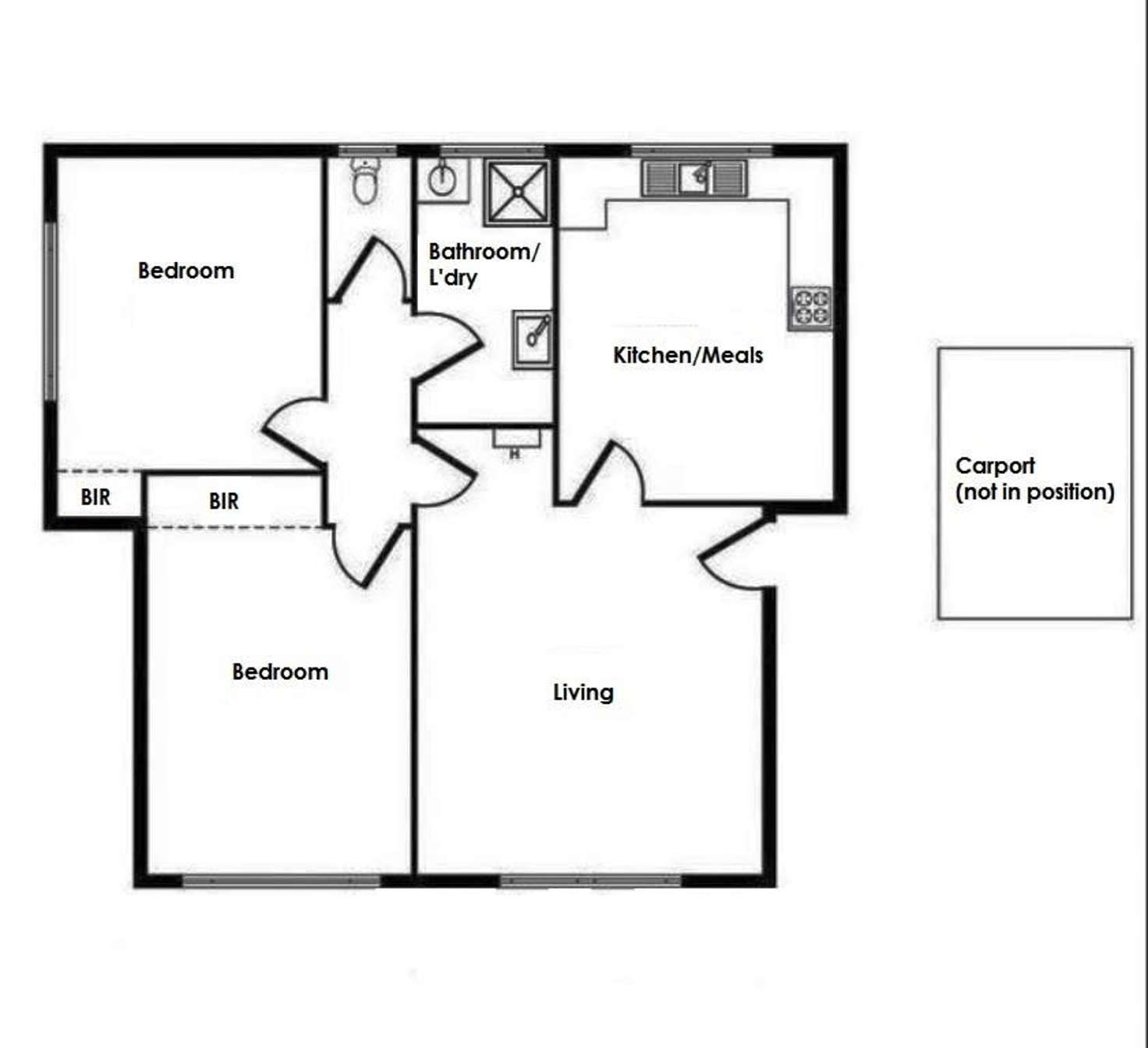 Floorplan of Homely unit listing, 6/5 Robin Street, Altona VIC 3018