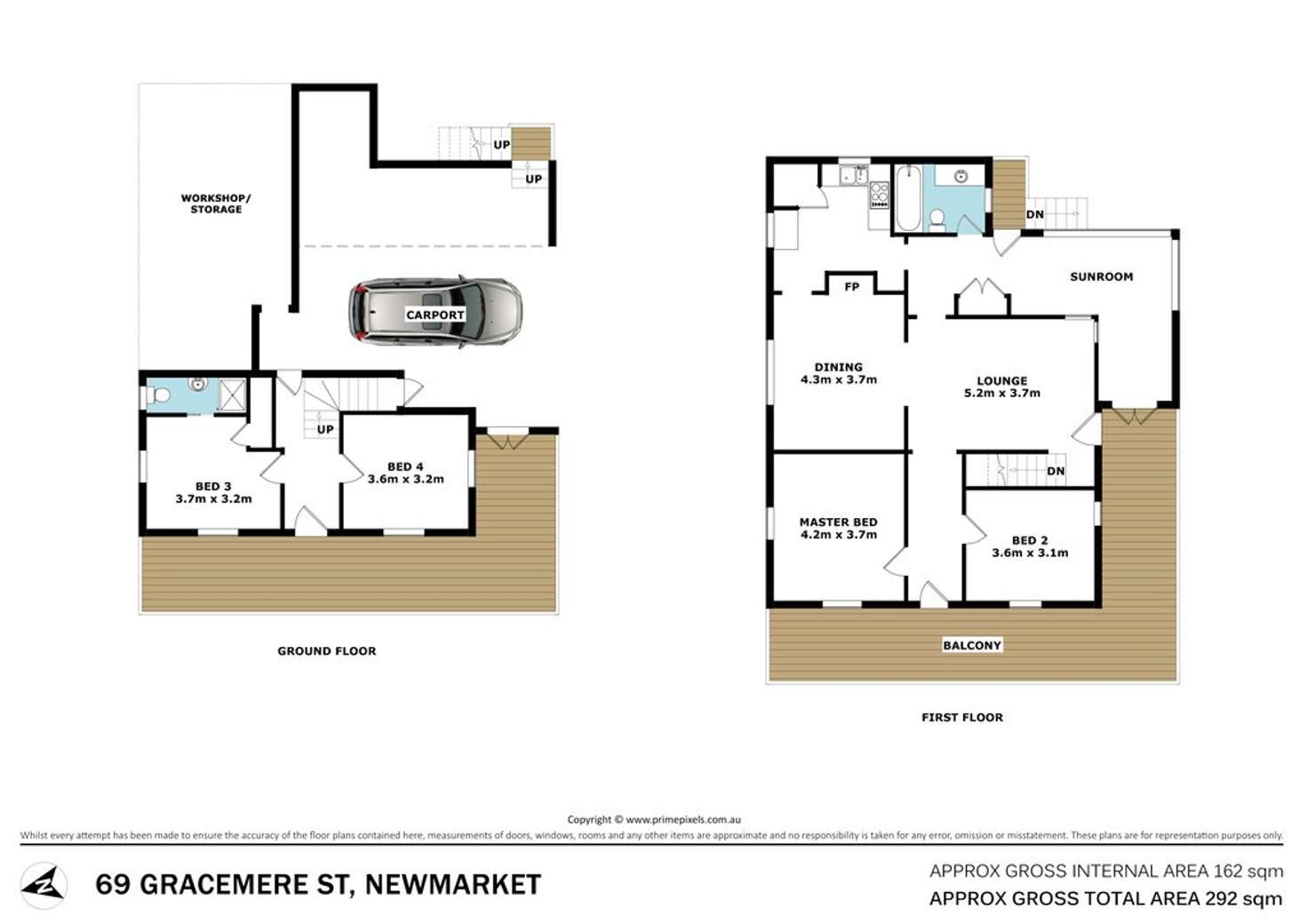 Floorplan of Homely house listing, 69 Gracemere Street, Newmarket QLD 4051