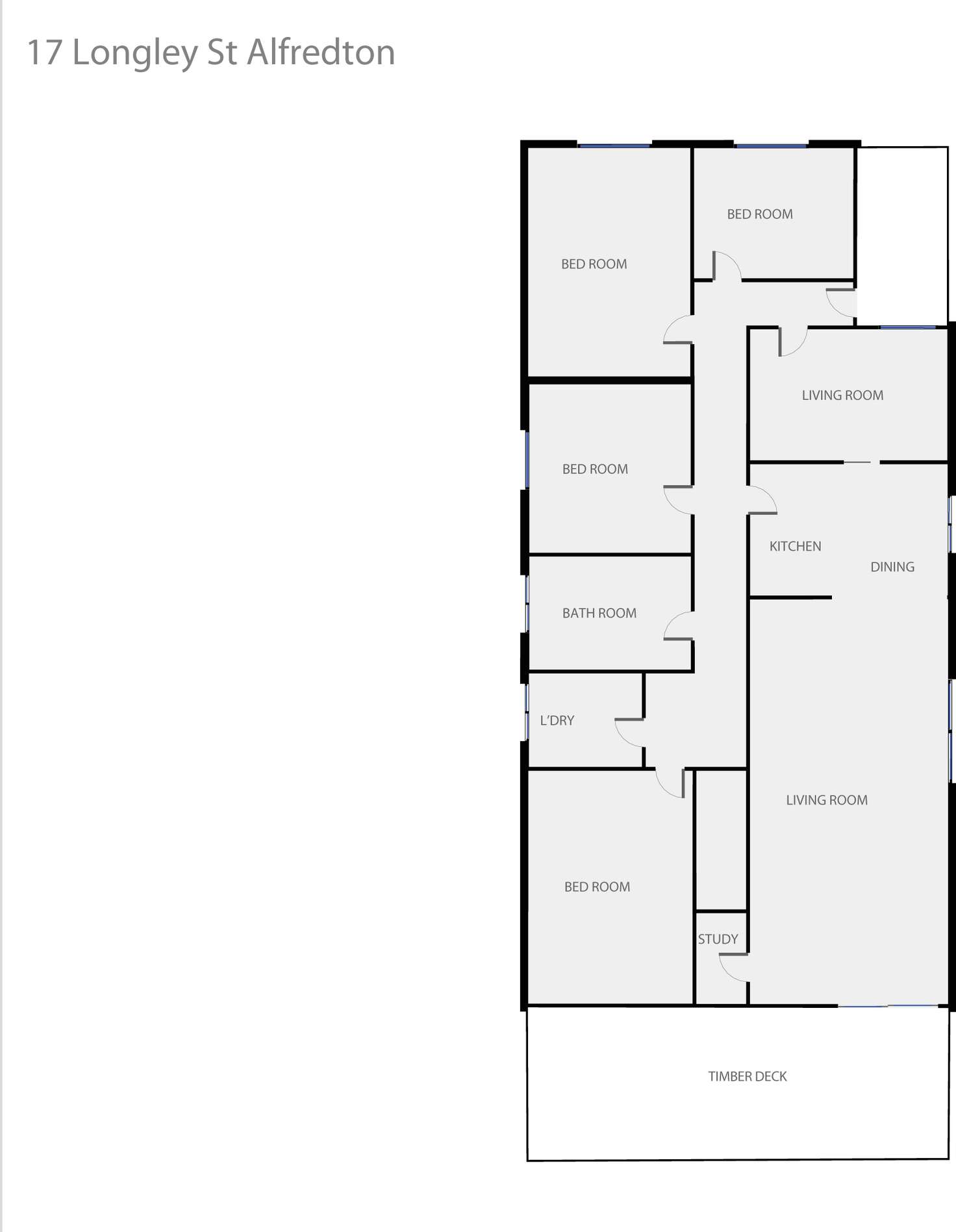 Floorplan of Homely house listing, 17 Longley Street, Alfredton VIC 3350