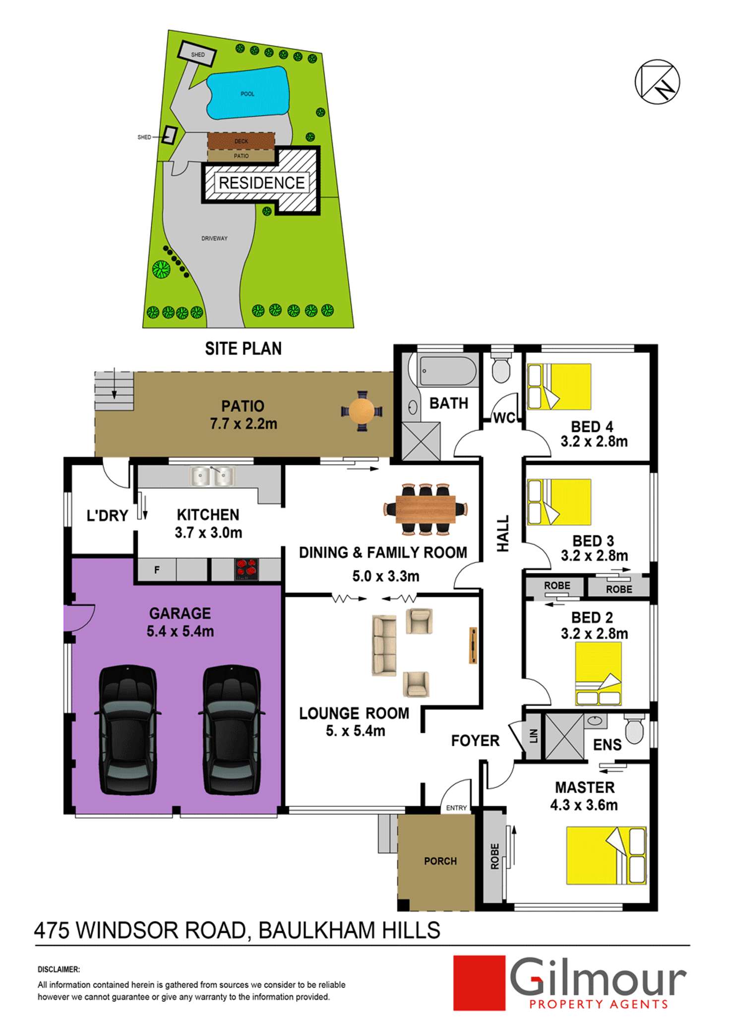 Floorplan of Homely house listing, 475 Windsor Road, Baulkham Hills NSW 2153