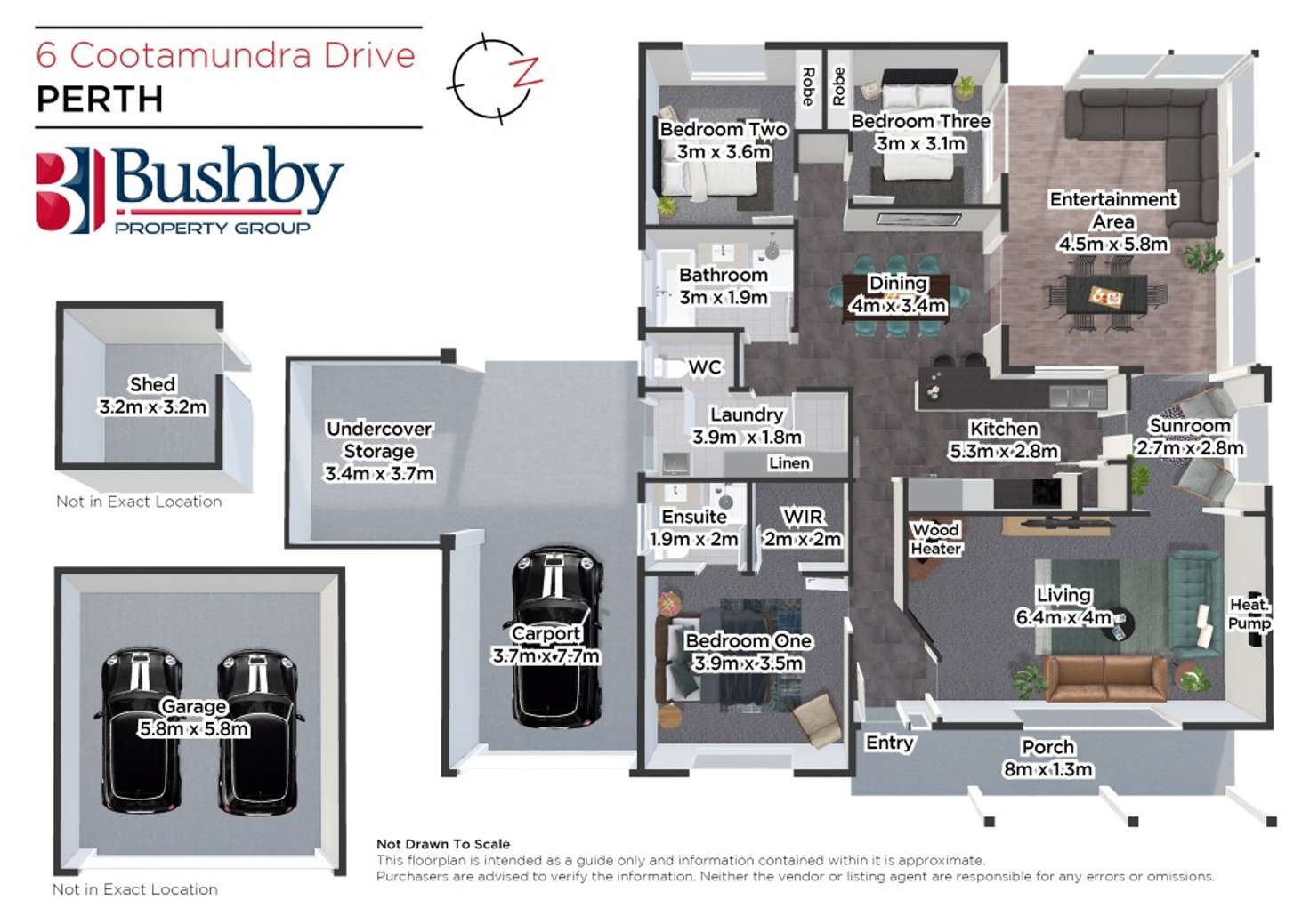 Floorplan of Homely house listing, 6 Cootamundra Drive, Perth TAS 7300