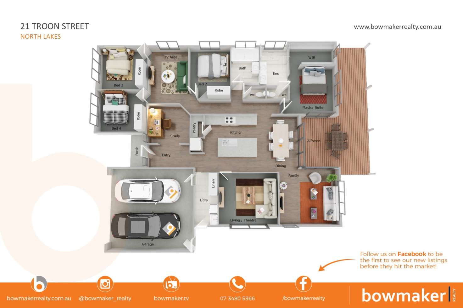 Floorplan of Homely house listing, 21 Troon Street, North Lakes QLD 4509