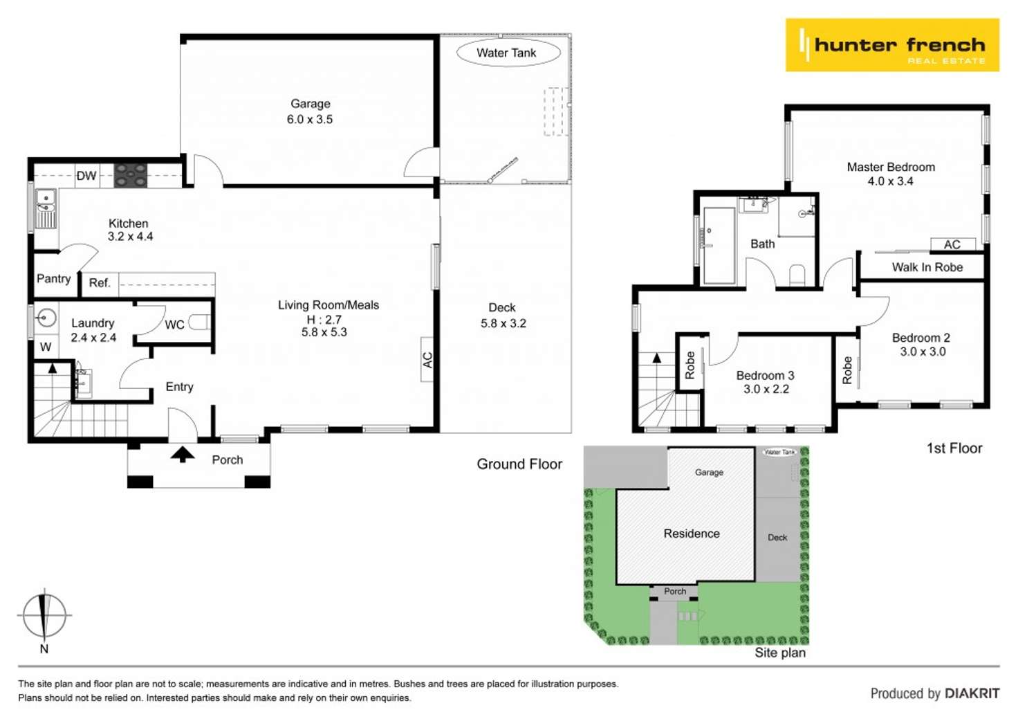 Floorplan of Homely townhouse listing, 325 Blackshaws Road, Altona North VIC 3025