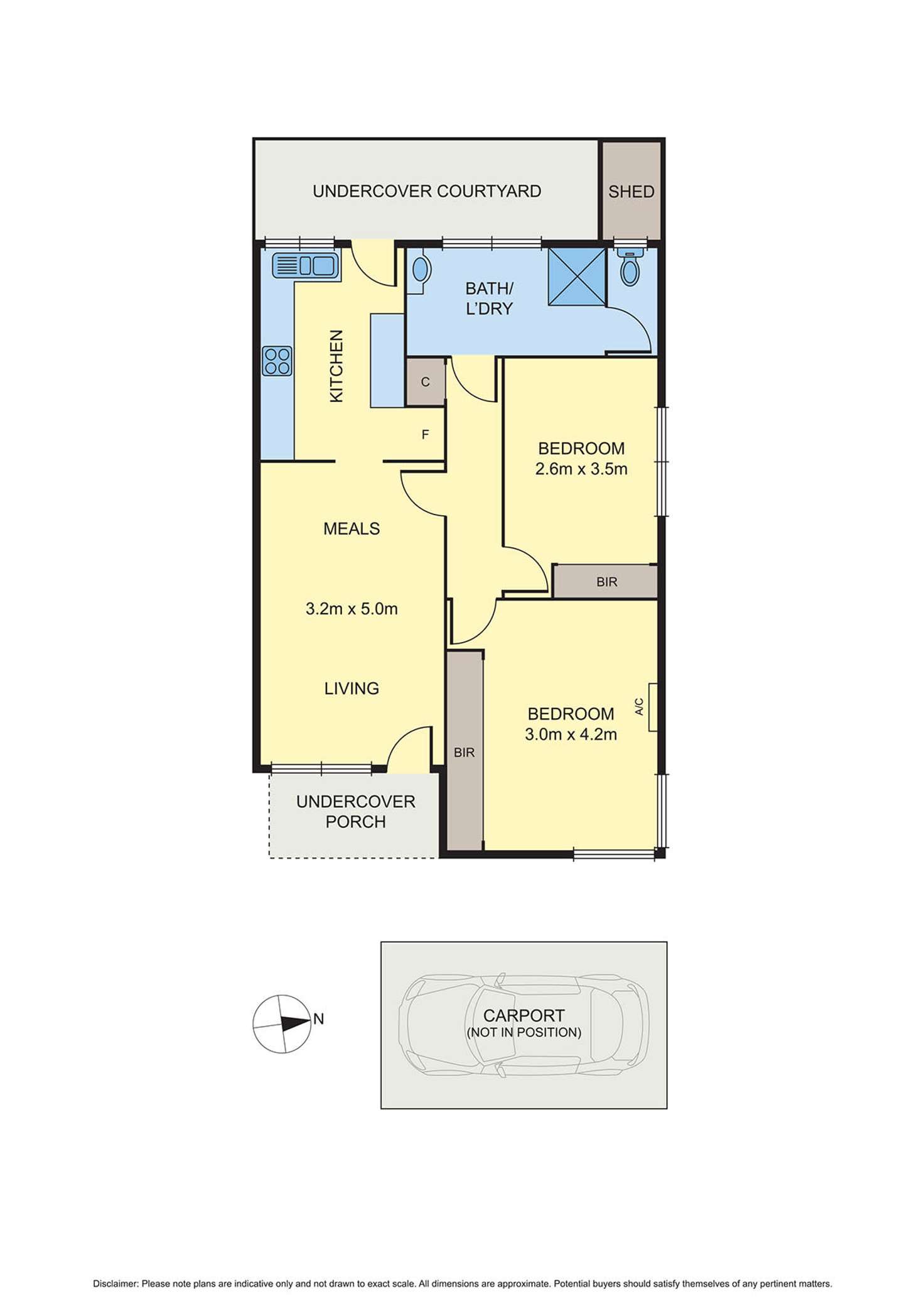 Floorplan of Homely unit listing, 1/16 Blenheim Street, Bentleigh East VIC 3165