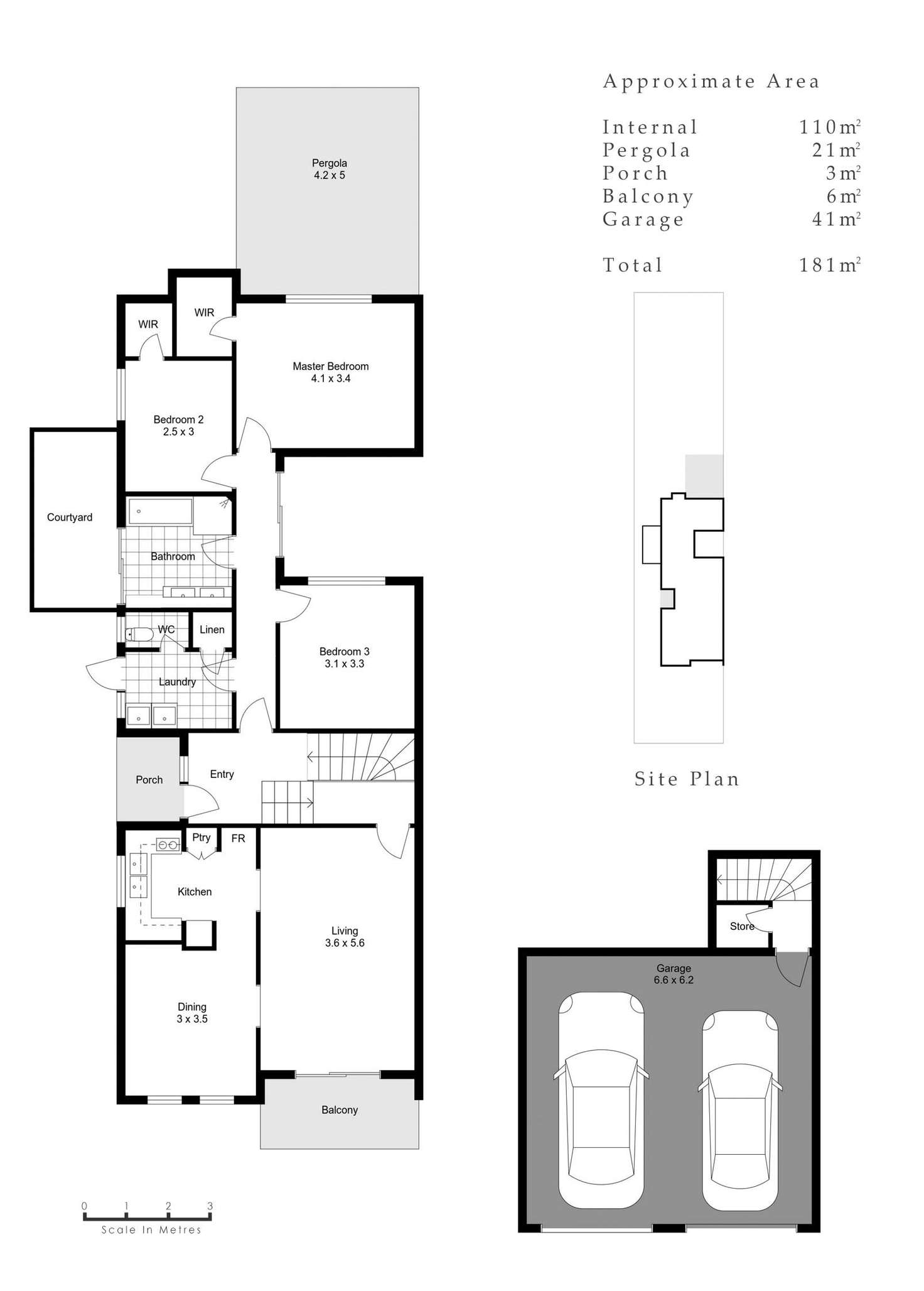 Floorplan of Homely unit listing, 71B Moreing Road, Attadale WA 6156