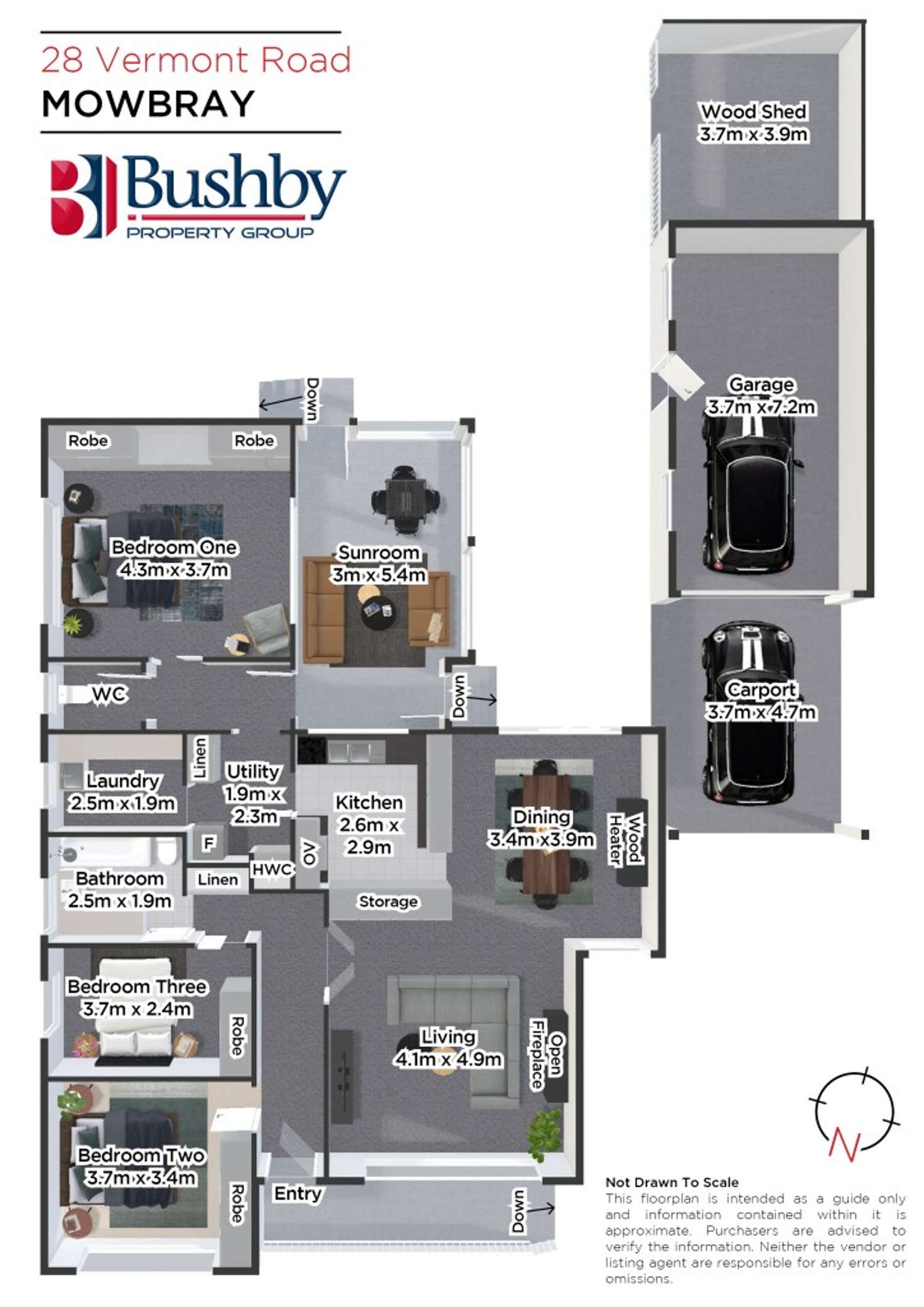 Floorplan of Homely house listing, 28 Vermont Road, Mowbray TAS 7248