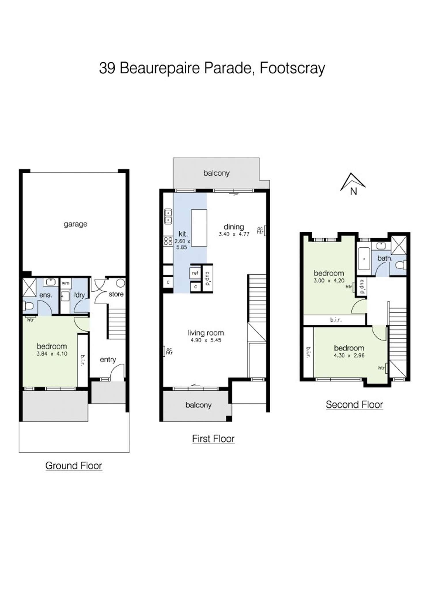 Floorplan of Homely house listing, 39 Beaurepaire Parade, Footscray VIC 3011