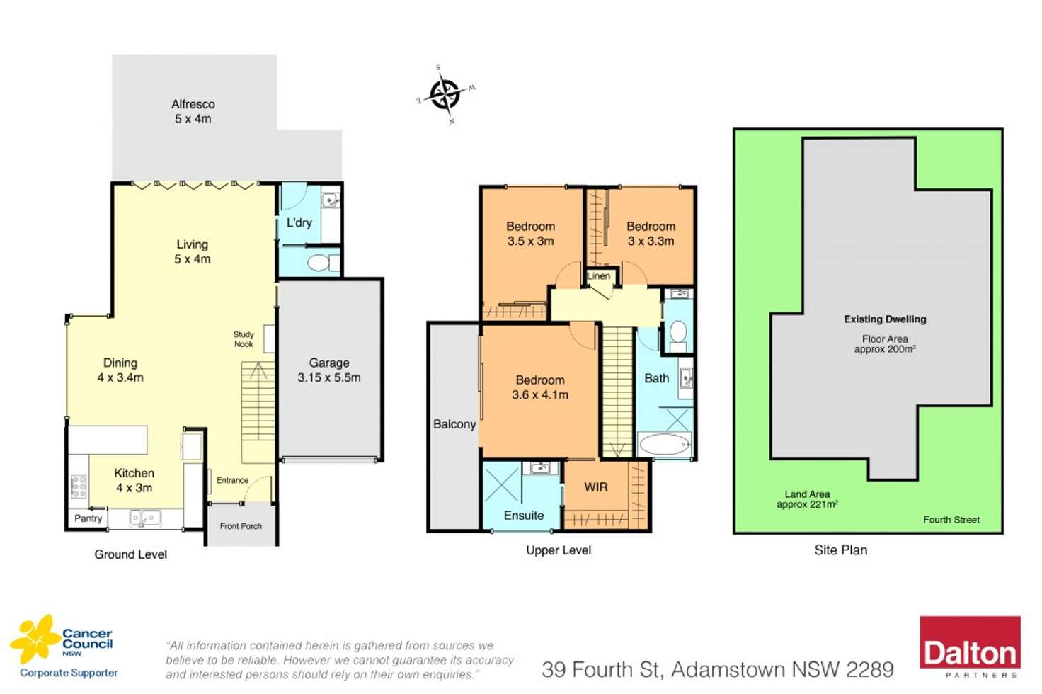 Floorplan of Homely house listing, 39 Fourth Street, Adamstown NSW 2289