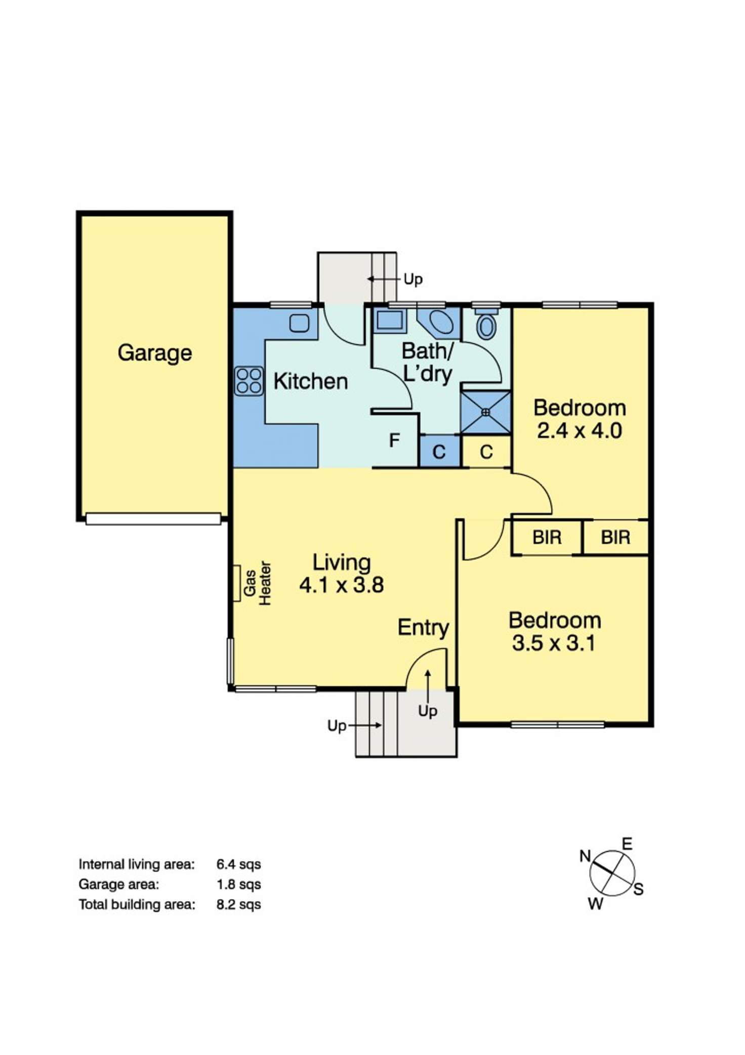 Floorplan of Homely unit listing, 8/800 Nepean Highway, Mornington VIC 3931