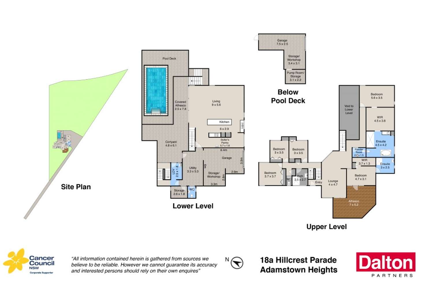 Floorplan of Homely house listing, 18a Hillcrest Parade, Adamstown Heights NSW 2289