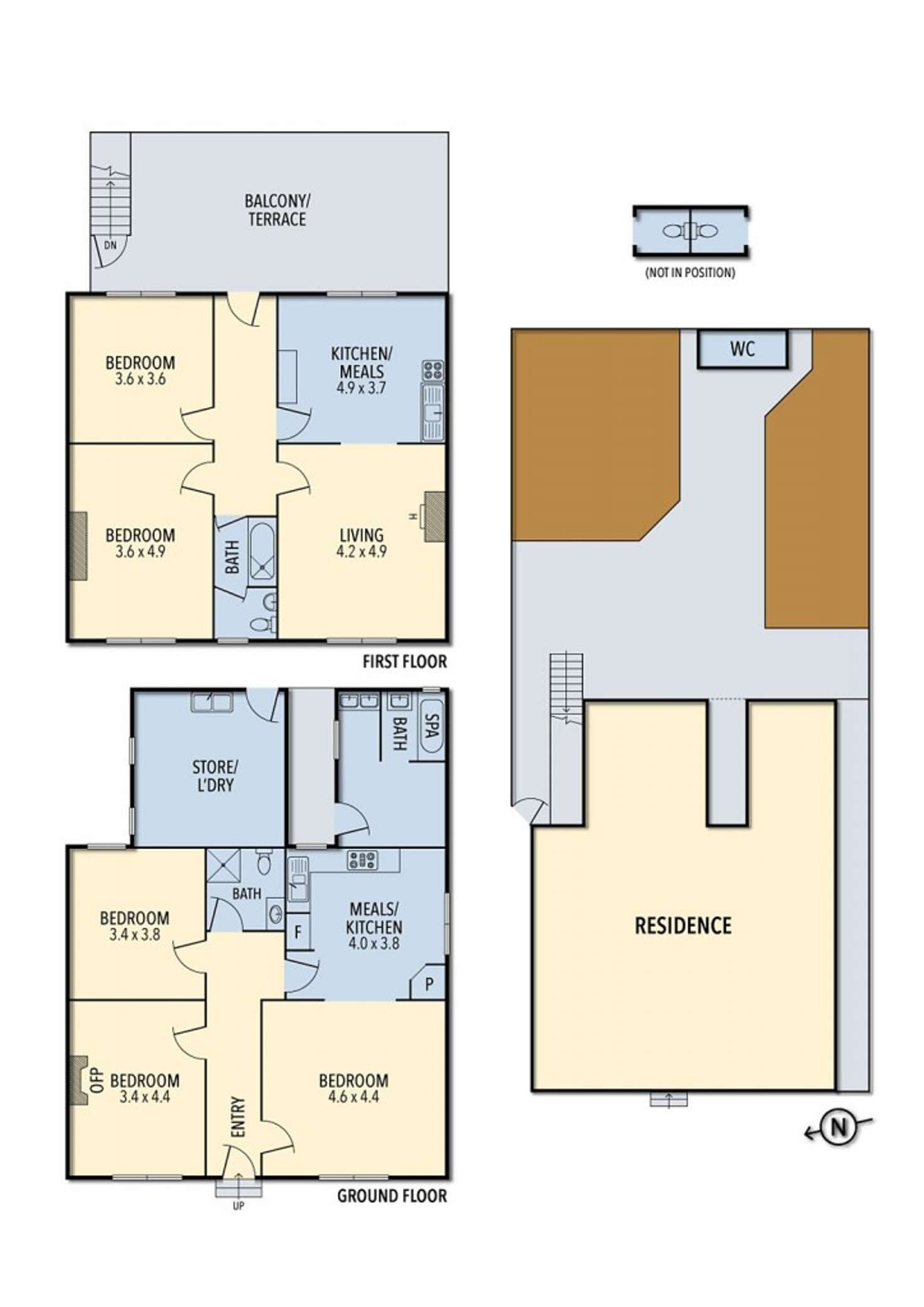 Floorplan of Homely house listing, 22 Park Street, Abbotsford VIC 3067