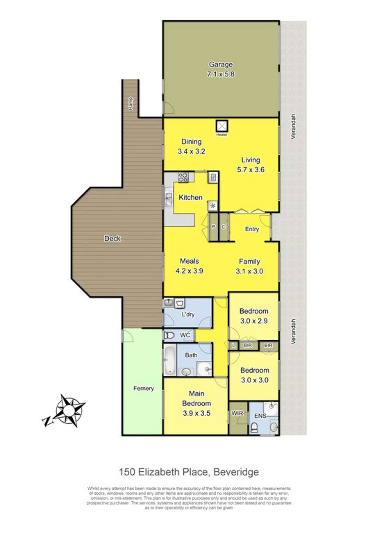 Floorplan of Homely house listing, 150 Elizabeth Place, Beveridge VIC 3753