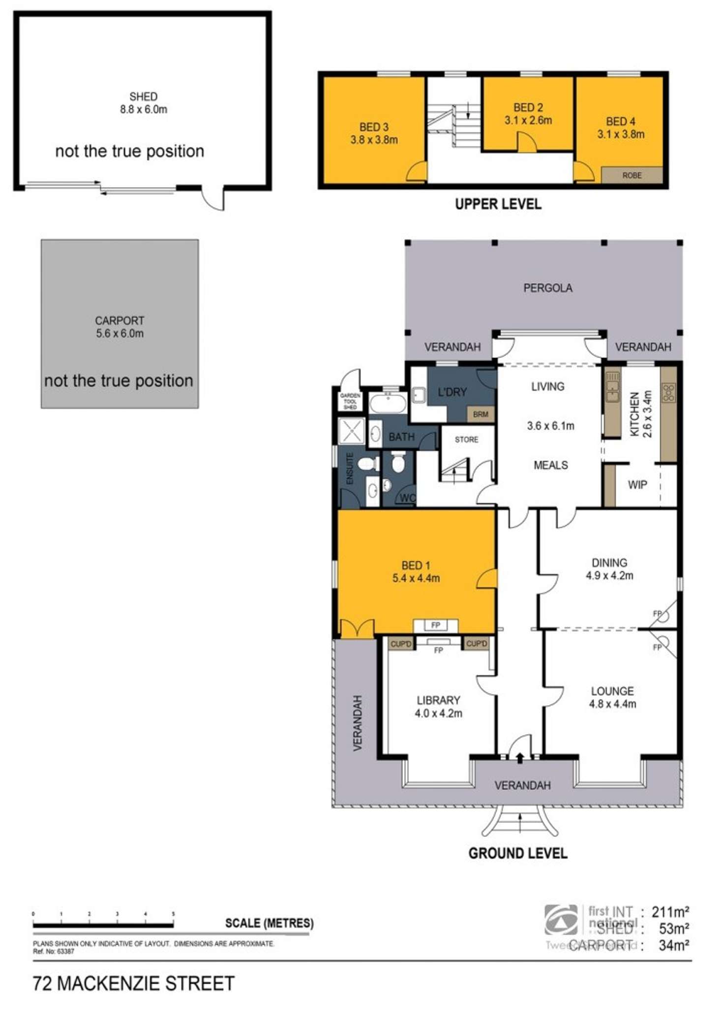 Floorplan of Homely house listing, 72 Mackenzie Street, Bendigo VIC 3550