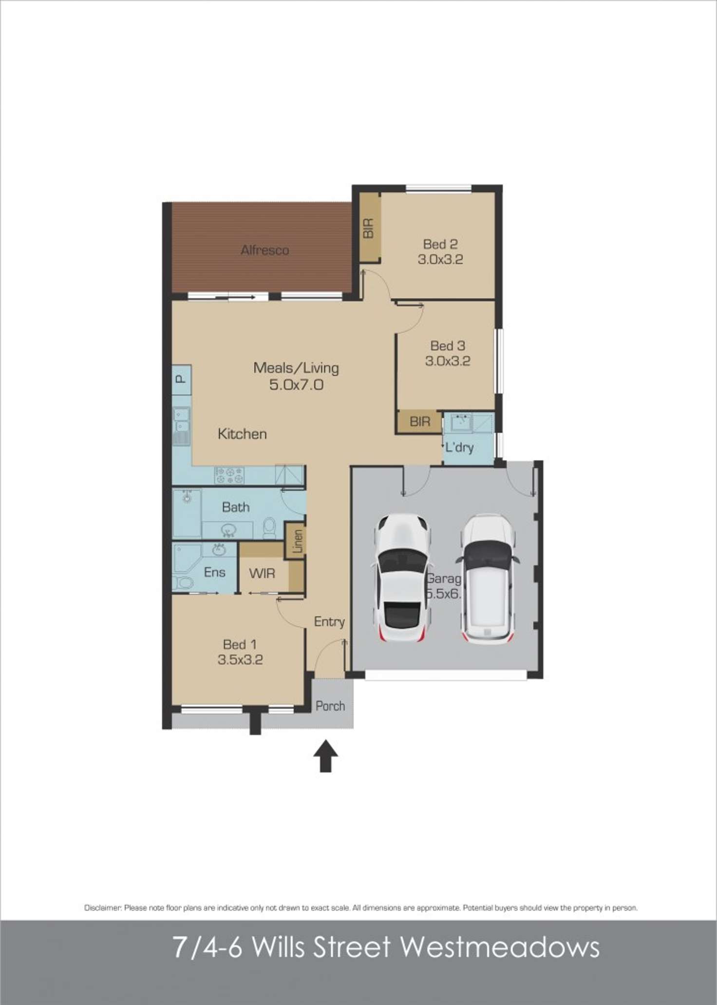 Floorplan of Homely unit listing, 7/4-6 Wills Street, Westmeadows VIC 3049