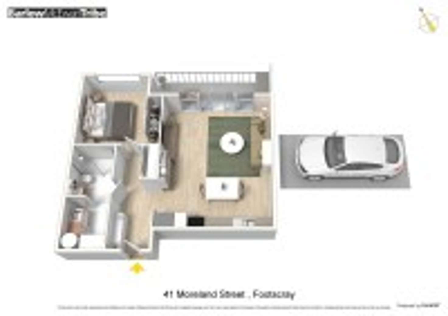 Floorplan of Homely apartment listing, 18/41 Moreland Street, Footscray VIC 3011