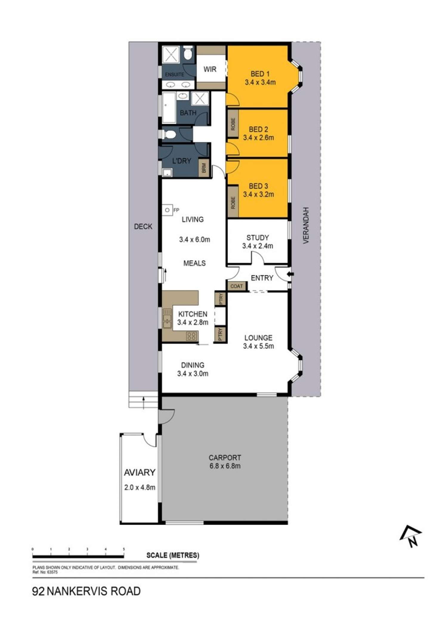 Floorplan of Homely house listing, 92 Nankervis Road, Mandurang VIC 3551