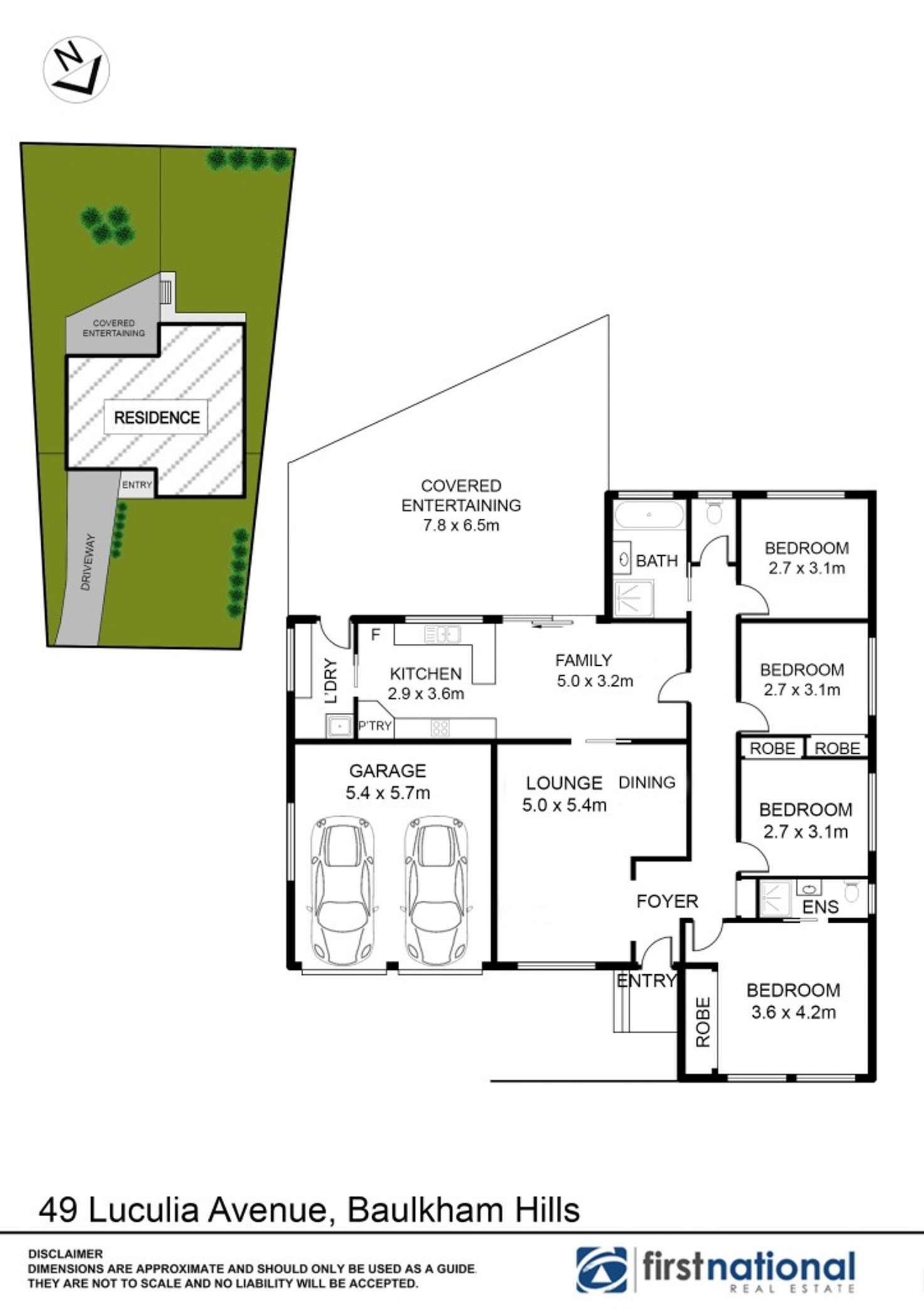 Floorplan of Homely house listing, 49 Luculia Ave, Baulkham Hills NSW 2153