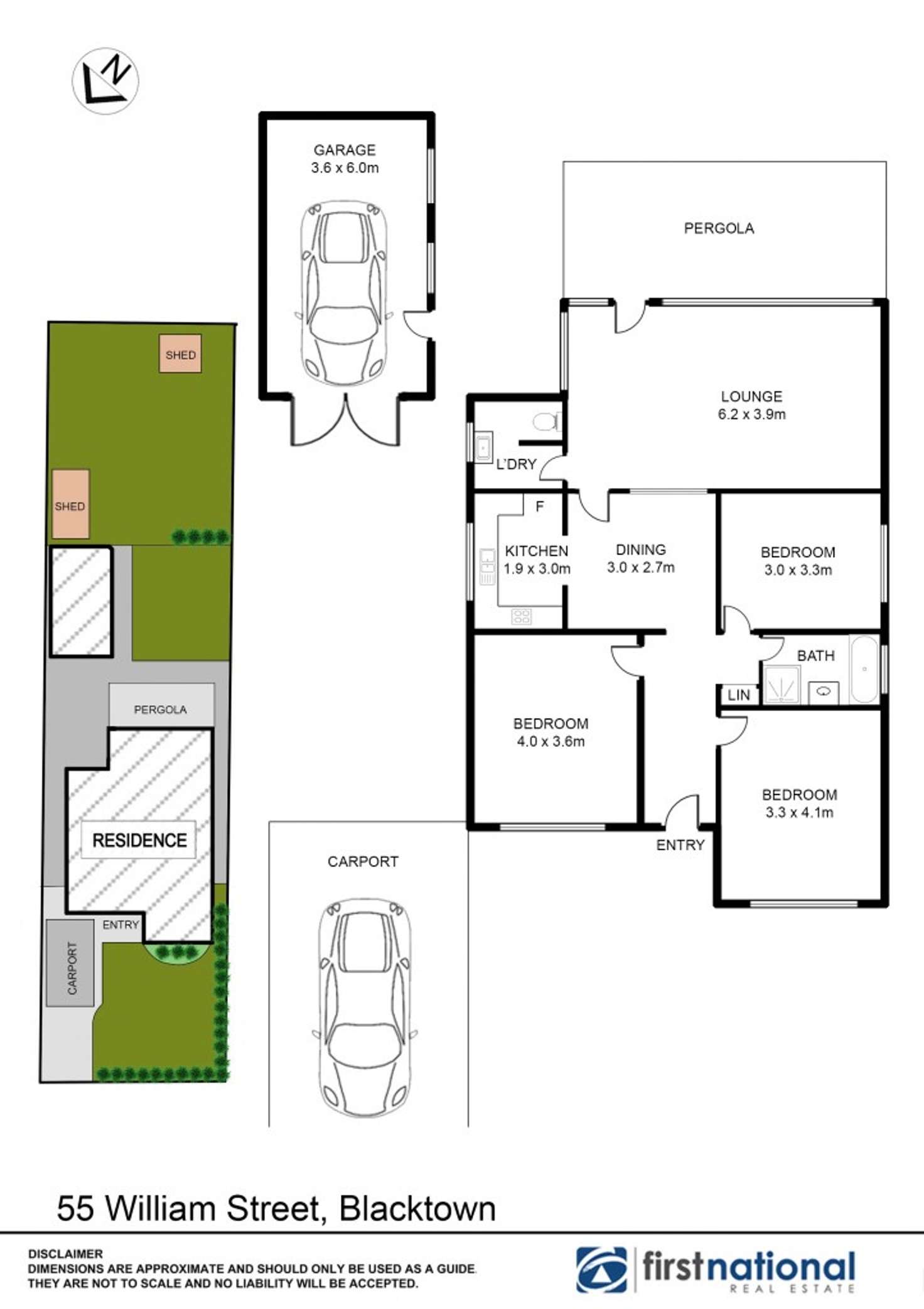 Floorplan of Homely house listing, 55 William Street, Blacktown NSW 2148