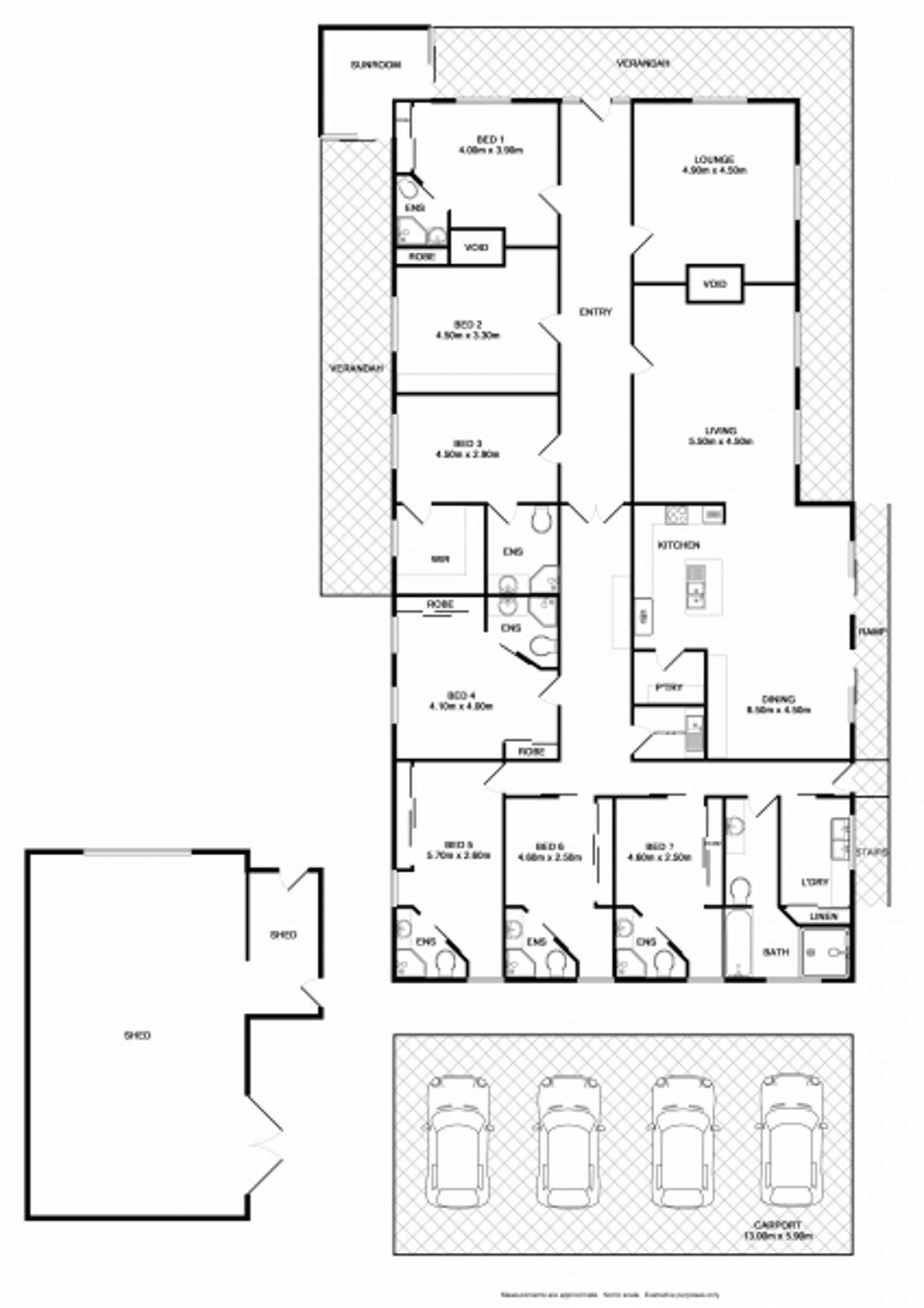 Floorplan of Homely house listing, 10 Ford Street, Beechworth VIC 3747