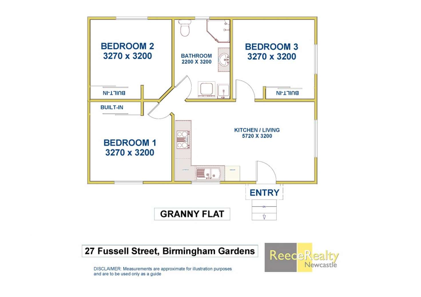 Floorplan of Homely house listing, 27a Fussell Street, Birmingham Gardens NSW 2287