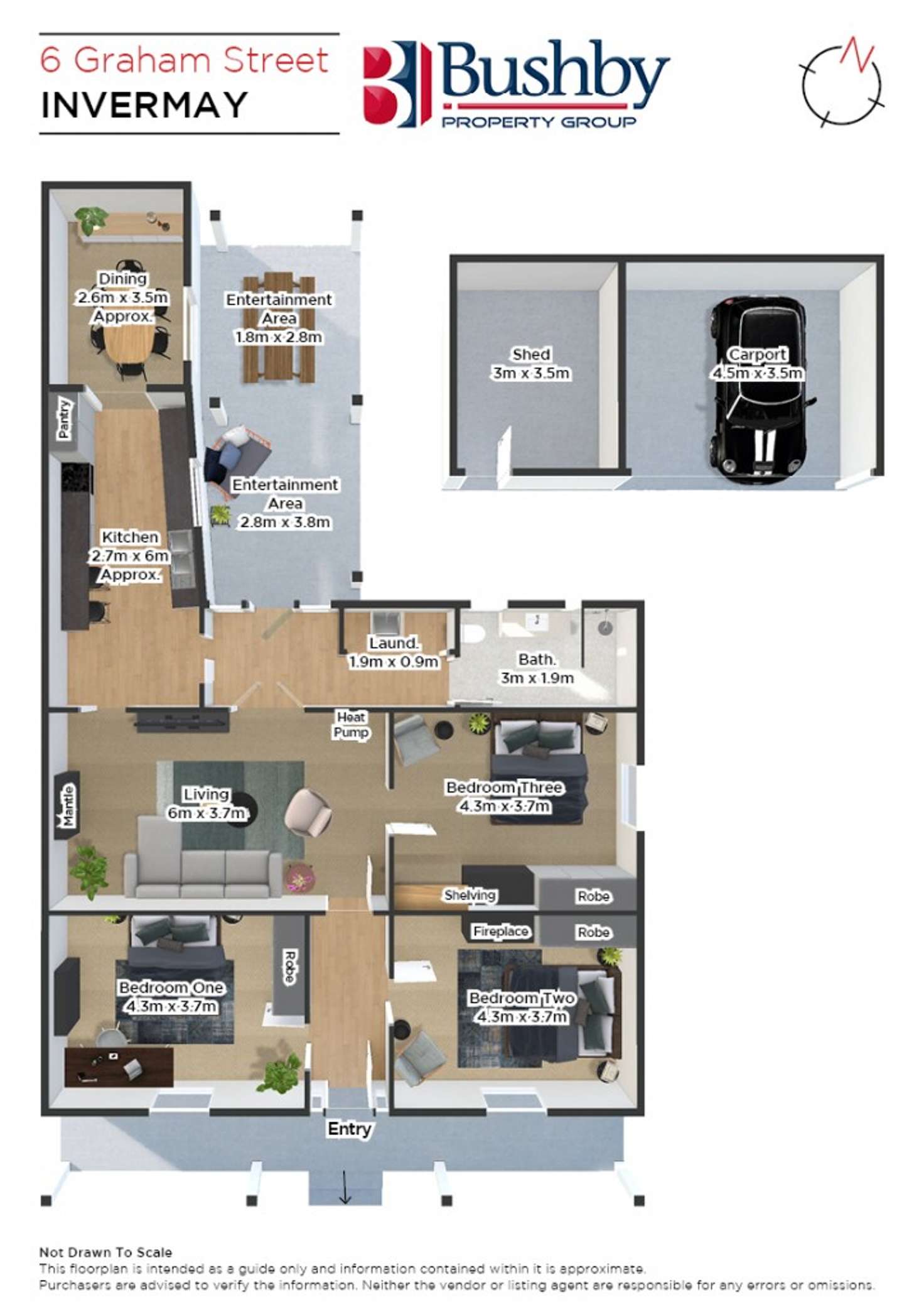 Floorplan of Homely house listing, 6 Graham Street, Invermay TAS 7248