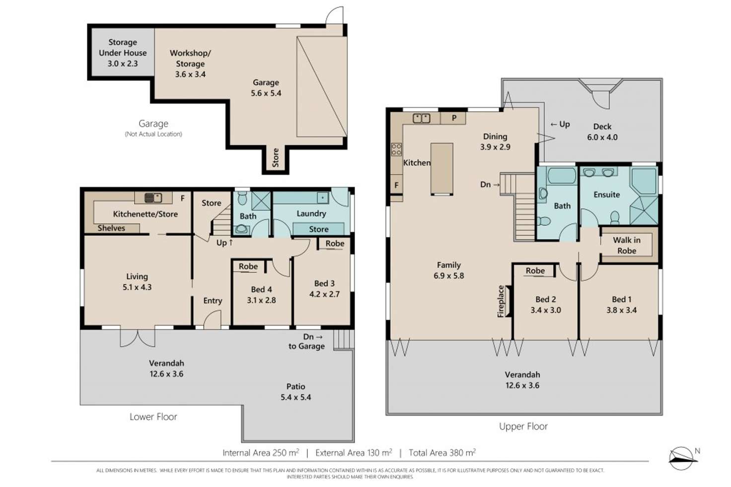 Floorplan of Homely house listing, 56 Eastment Street, Bardon QLD 4065
