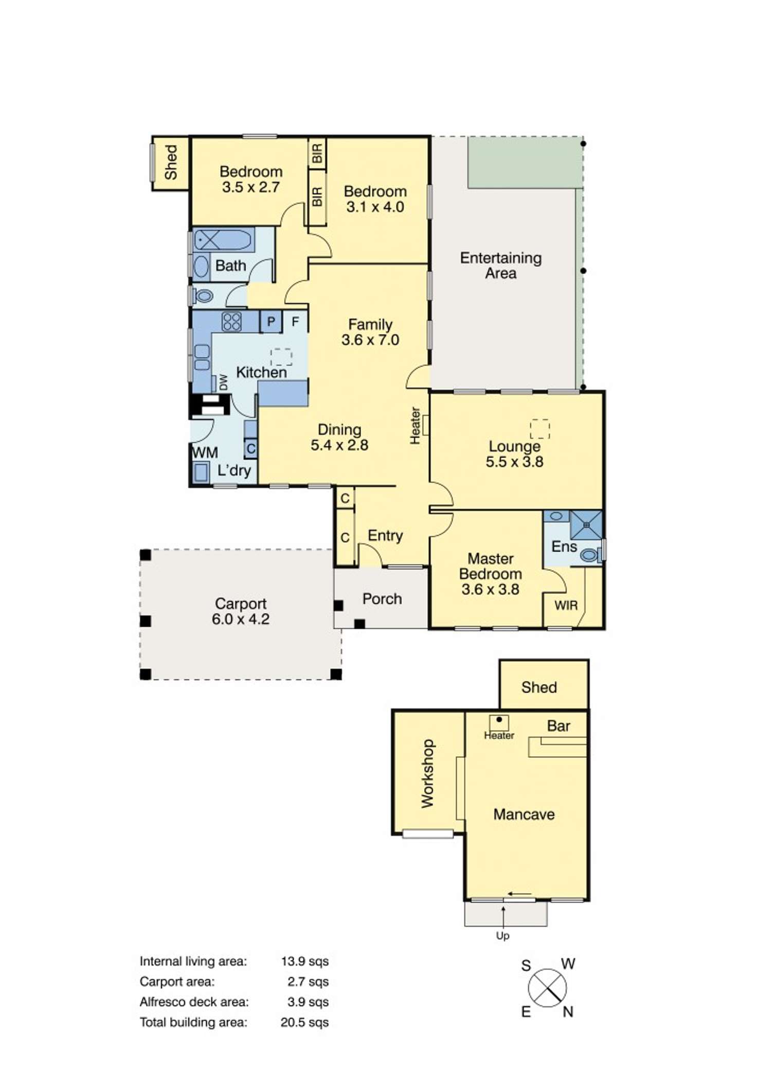 Floorplan of Homely house listing, 48 Lipton Drive, Frankston VIC 3199