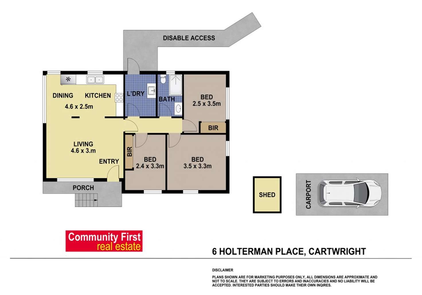 Floorplan of Homely house listing, 6 Holterman Plc, Cartwright NSW 2168