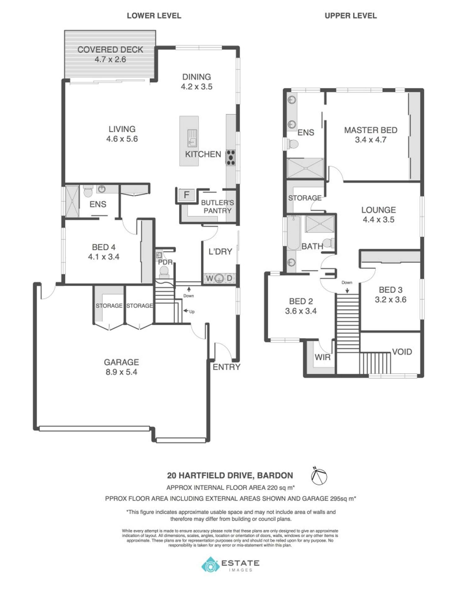 Floorplan of Homely house listing, 20 Hartfield Drive, Bardon QLD 4065