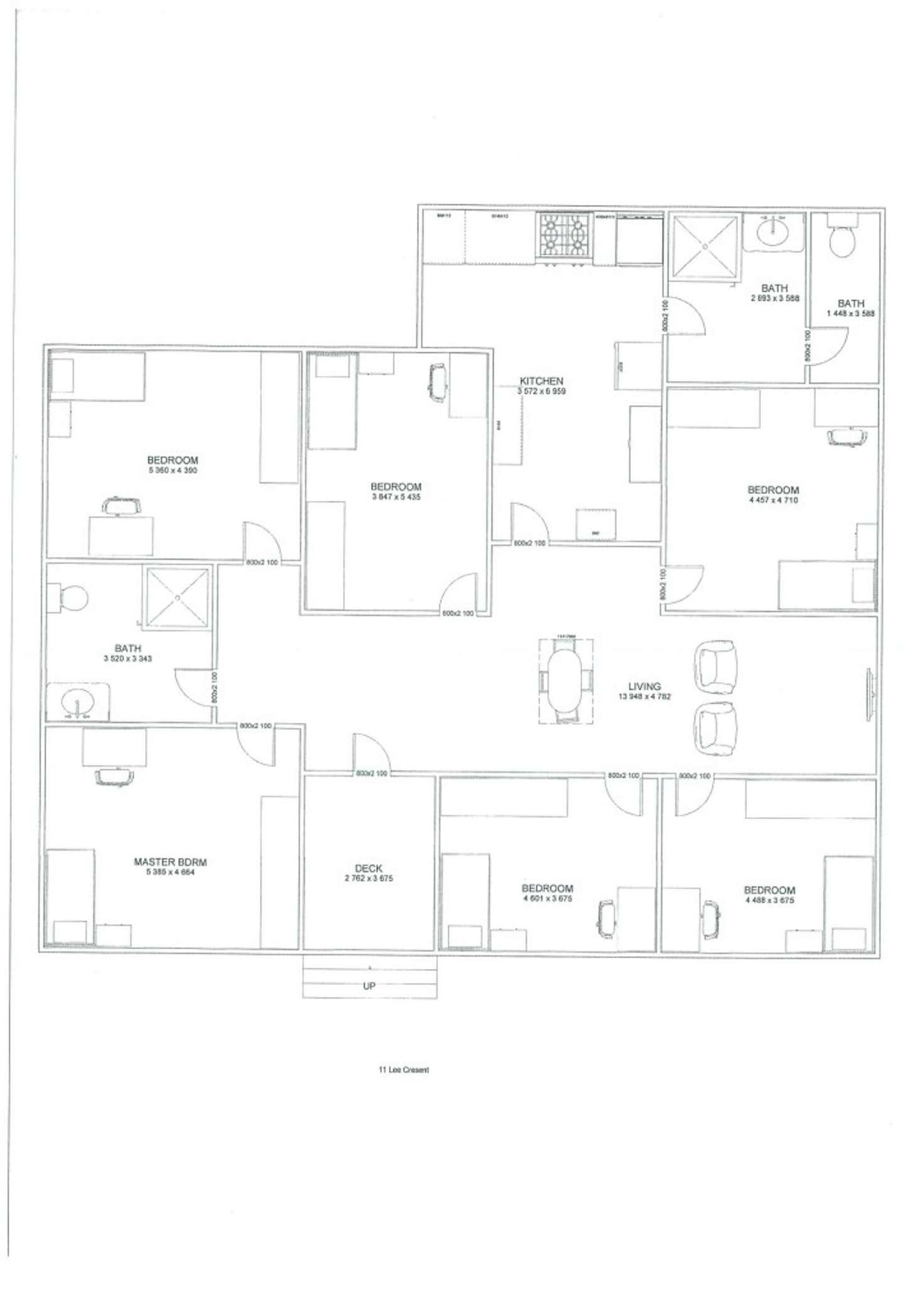 Floorplan of Homely house listing, 11 Lee Crescent, Birmingham Gardens NSW 2287