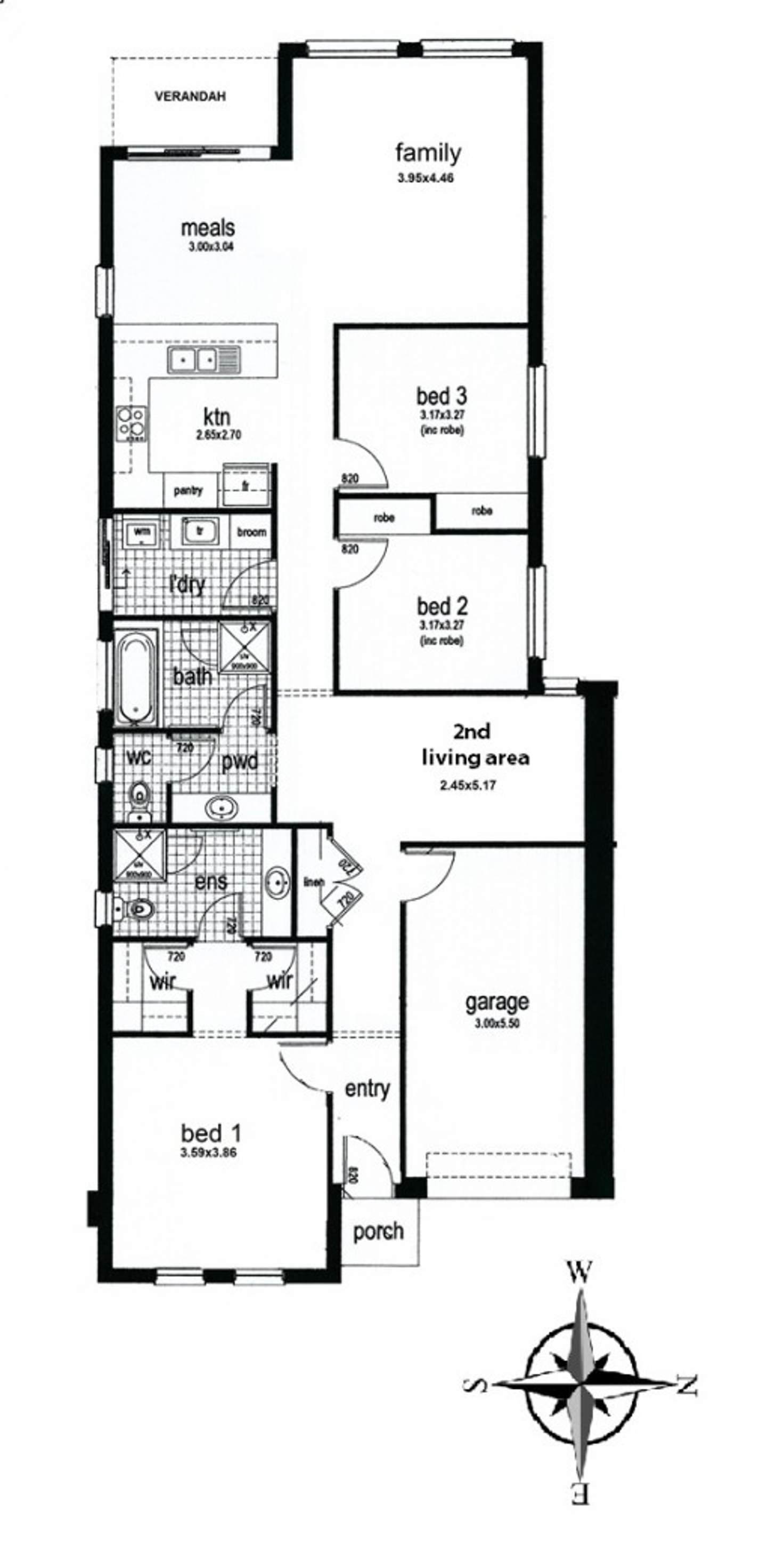 Floorplan of Homely house listing, Res 3/79 Portrush Road, Evandale SA 5069