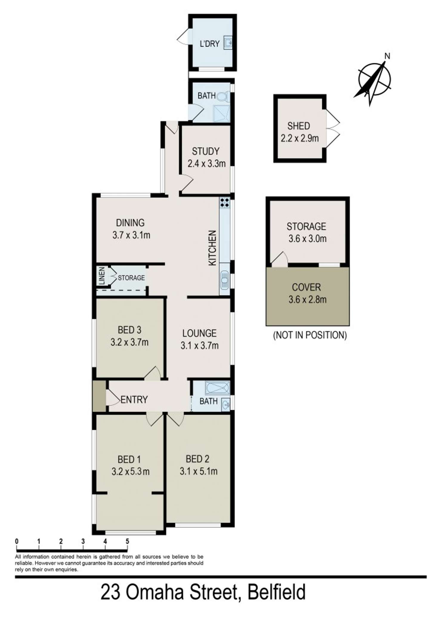 Floorplan of Homely house listing, 23 Omaha St, Belfield NSW 2191