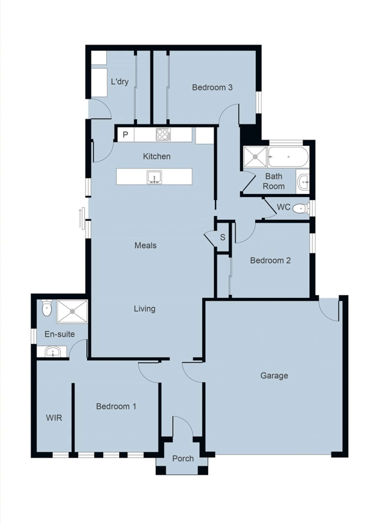 Floorplan of Homely house listing, 44 Elaine Avenue, Alfredton VIC 3350
