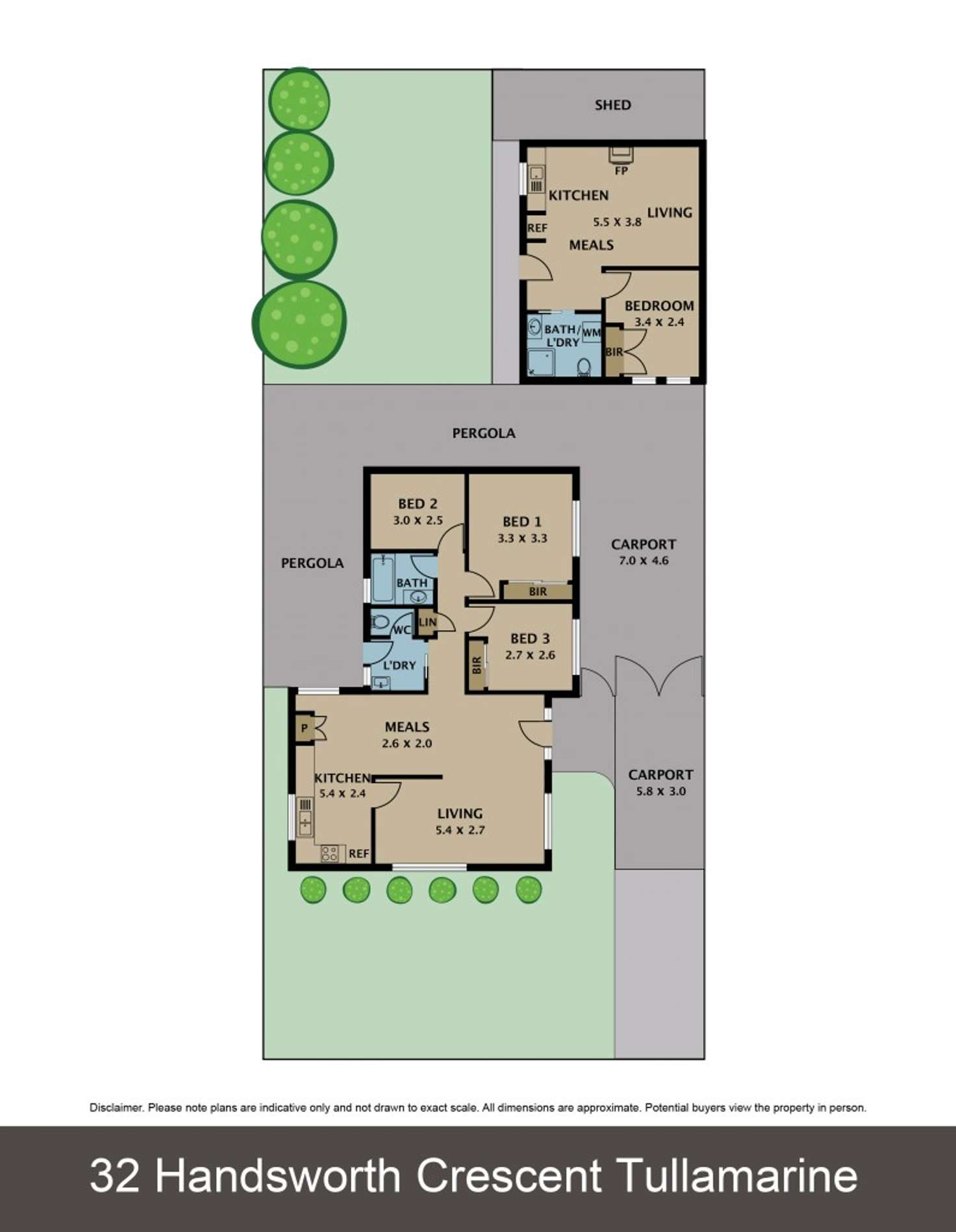 Floorplan of Homely house listing, 32 Handsworth Crescent, Tullamarine VIC 3043