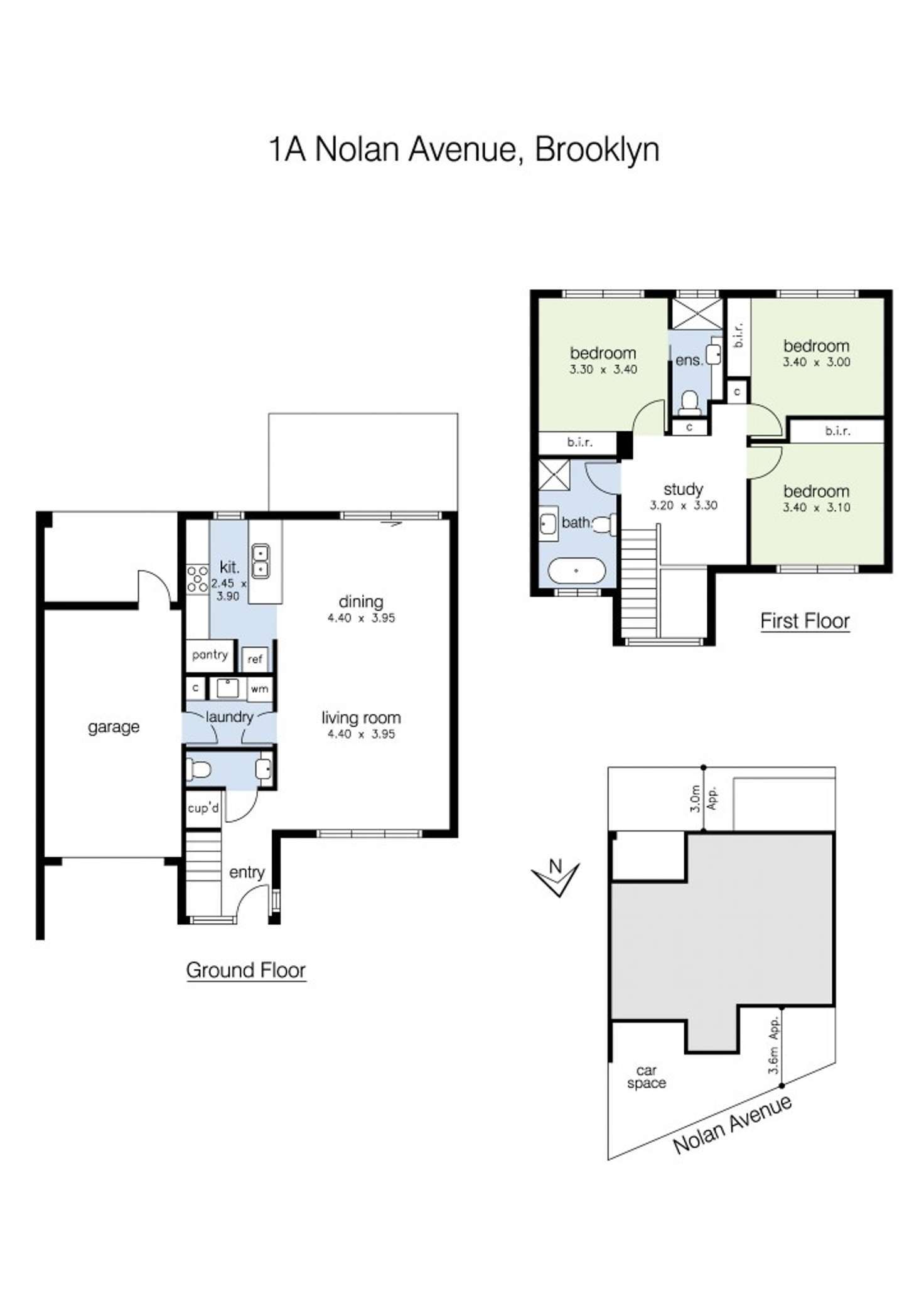 Floorplan of Homely house listing, 1A Nolan Avenue, Brooklyn VIC 3012