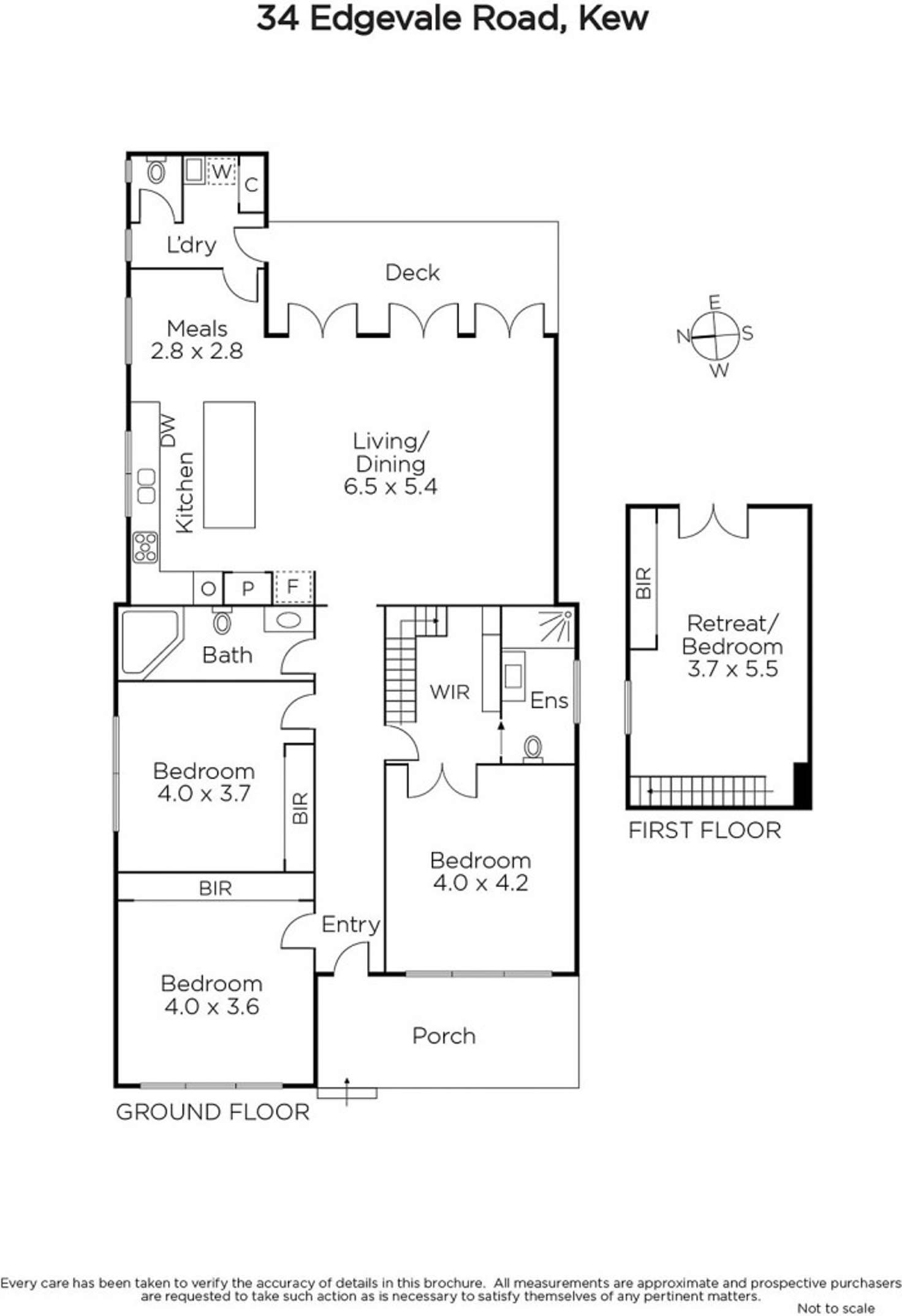 Floorplan of Homely house listing, 34 Edgevale Road, Kew VIC 3101