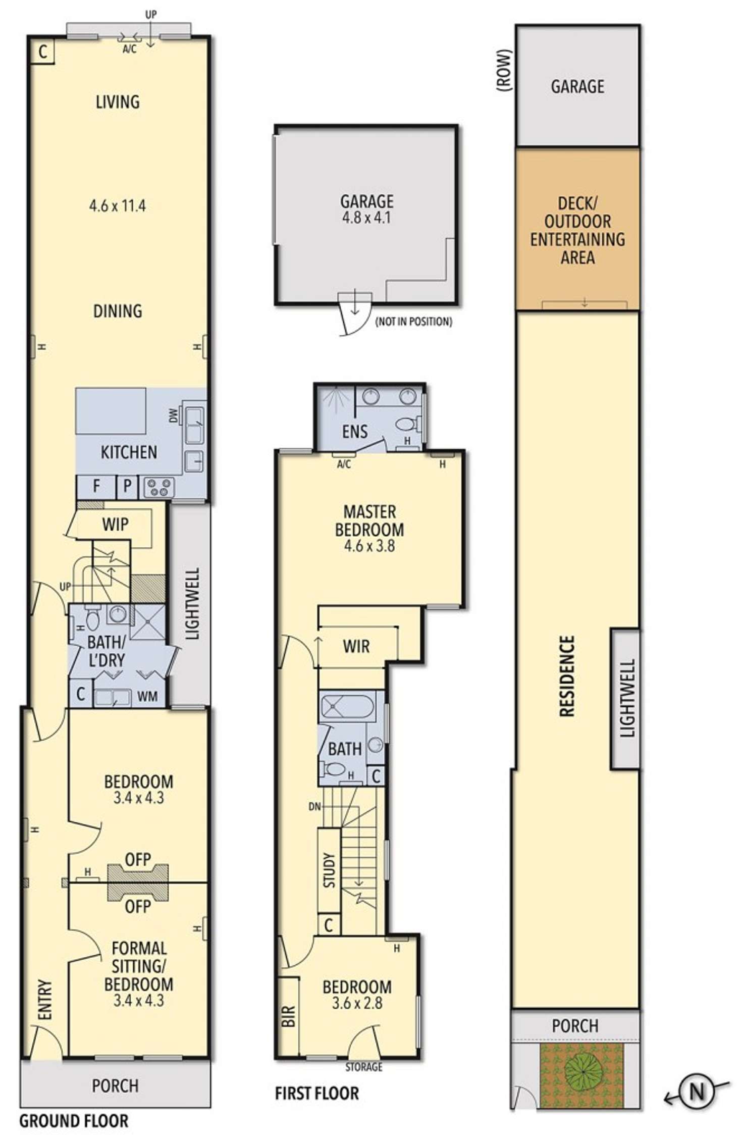 Floorplan of Homely house listing, 682 Drummond Street, Carlton North VIC 3054