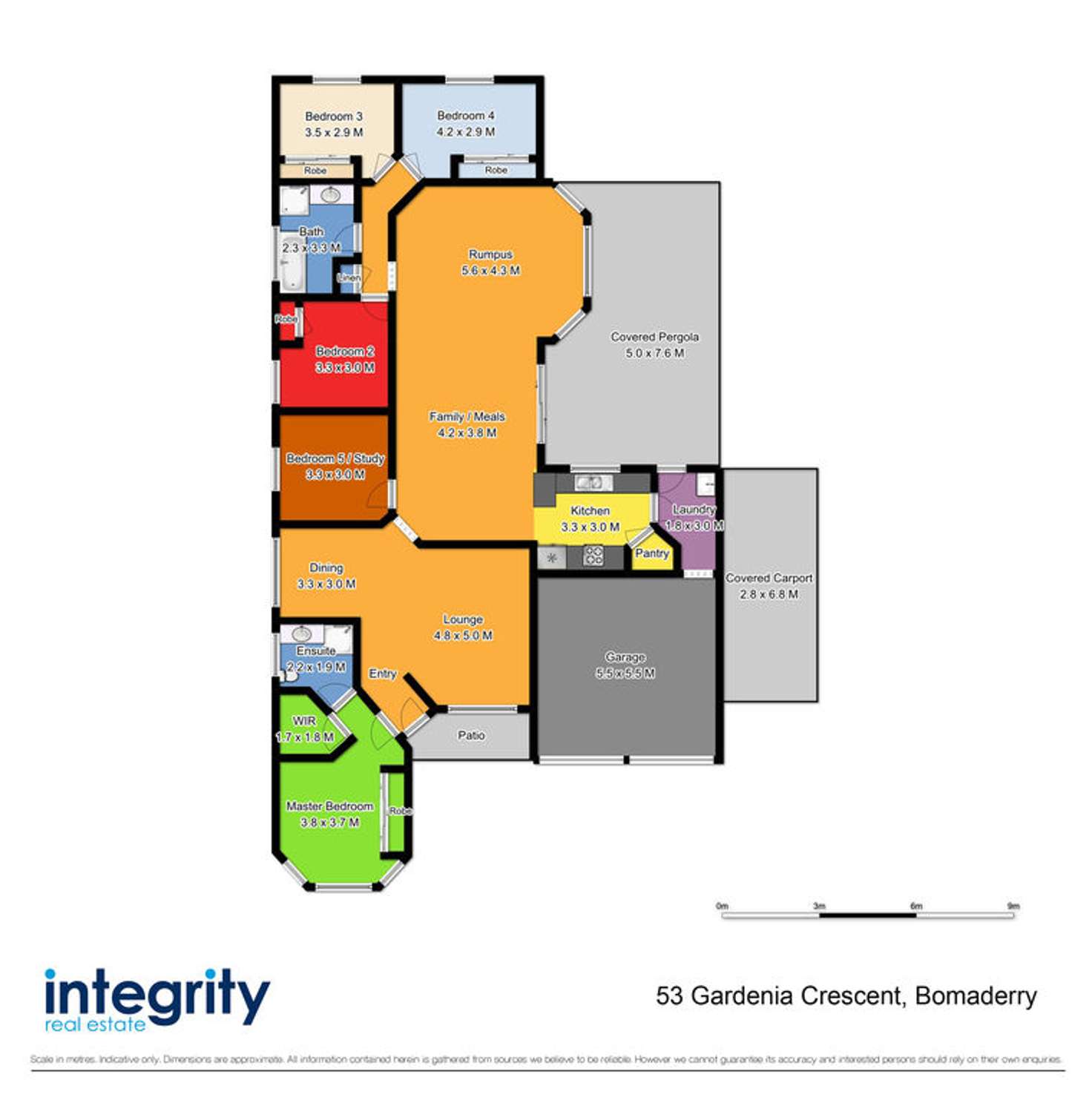 Floorplan of Homely house listing, 53 Gardenia Crescent, Bomaderry NSW 2541
