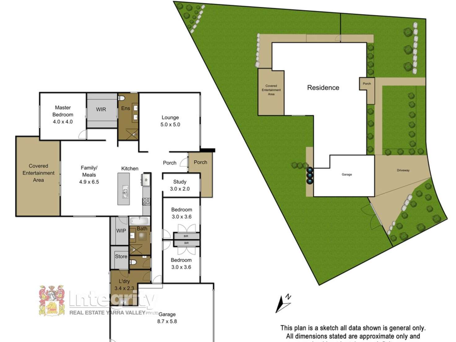 Floorplan of Homely house listing, 32 Mulqueeny Lane, Yea VIC 3717