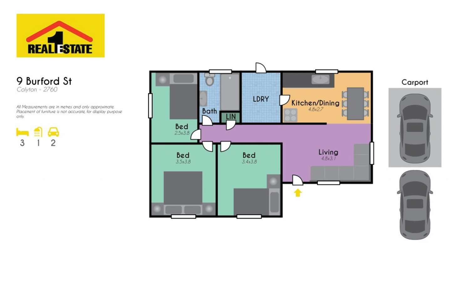 Floorplan of Homely house listing, 9 Burford Street, Colyton NSW 2760