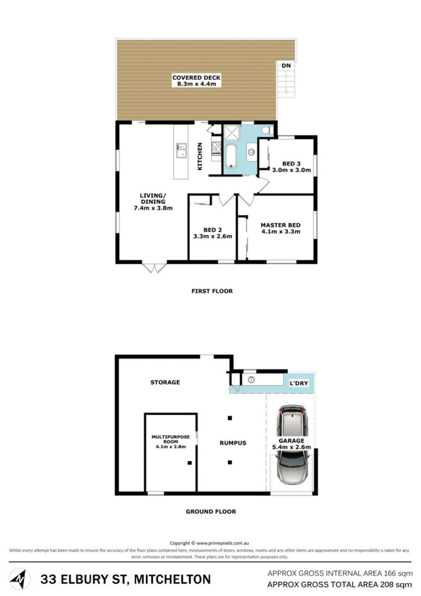 Floorplan of Homely house listing, 33 Elbury Street, Mitchelton QLD 4053